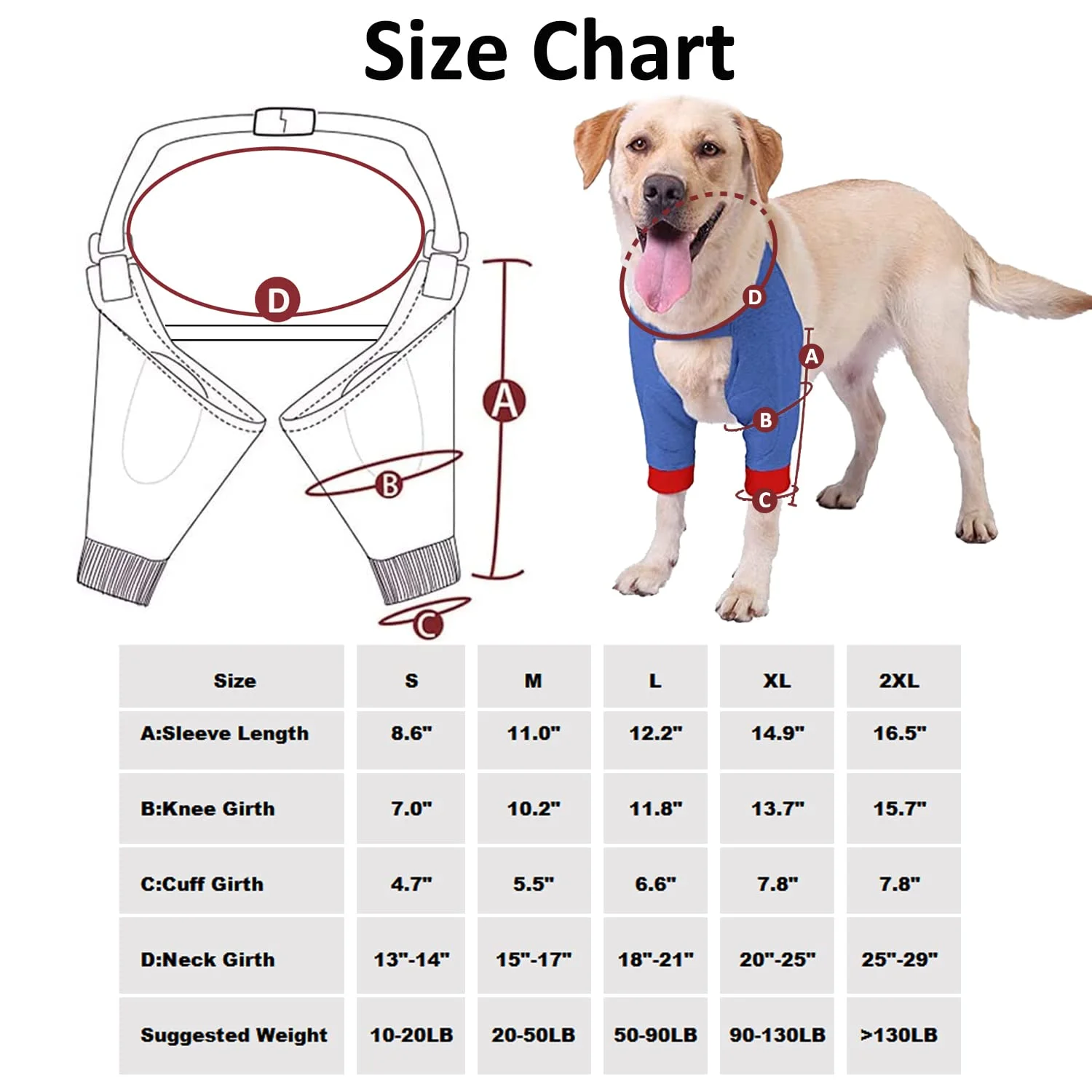 آستین بهبودی جراحی سگ برای پاهای جلویی، محافظ آرنج زخم جلوگیری از لیسیدن حیوانات خانگی، لباس بهبودی سگ برای رگ به رگ شدن آرتروز - خاکستری (2XL)