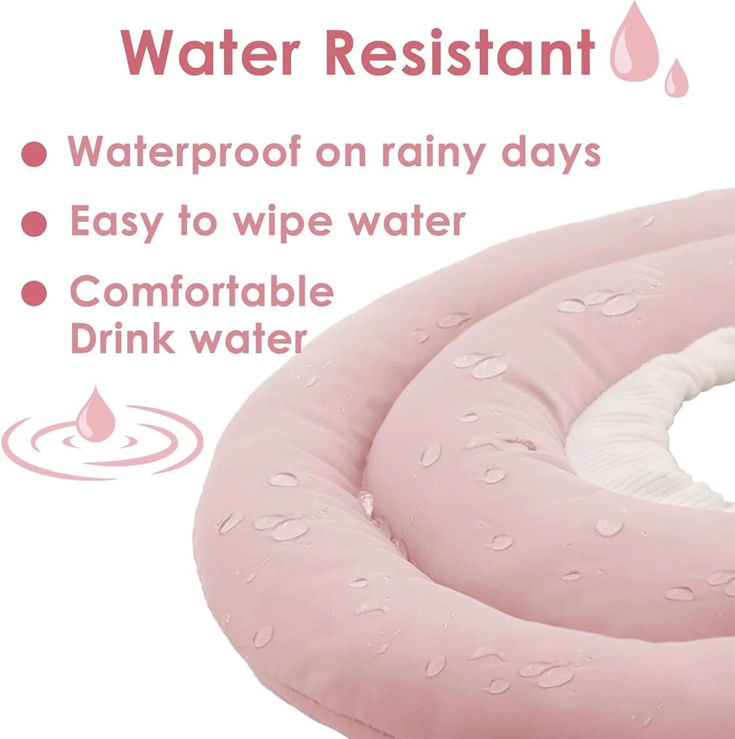 مخروطی گردن حیوانات خانگی بولیوی، ضد آب و راحت، برای جلوگیری از گاز گرفتن و لیسیدن زخم، با طراحی بند کشی، طوق گردنی نرم برای سگ ها بعد از جراحی برای جلوگیری از لیسیدن زخم