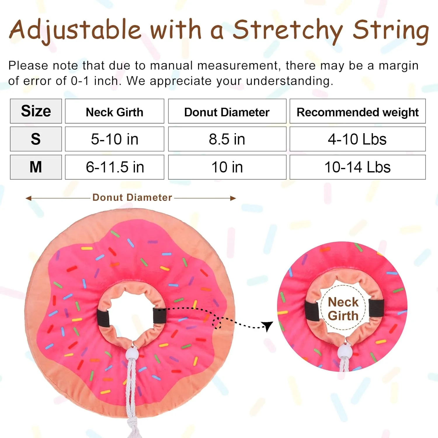 طوق گردنی نرم BEAUTYZOO برای گربه، طوق ریکاوری گربه بعد از جراحی برای جلوگیری از لیسیدن، طوق الیزابت قابل تنظیم، بالش دونات زیبا برای حیوانات خانگی برای گربه ها، بچه گربه ها و سگ های کوچک، صورتی S طوق گردنی نرم BEAUTYZOO برای گربه، طوق ریکاوری گربه بعد از جراحی برای جلوگیری از لیسیدن، طوق الیزابت قابل تنظیم، بالش دونات زیبا برای حیوانات خانگی برای گربه ها، بچه گربه ها و سگ های کوچک، صورتی S