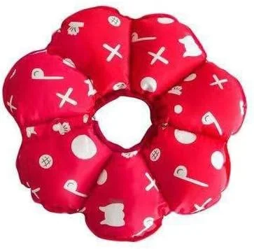 مخروطی نرم و قابل تنظیم برای سگ، ضد آب، طوق محافظ گردن برای جلوگیری از گاز گرفتن و لیسیدن زخم سگ و گربه (یاقوت سرخ)