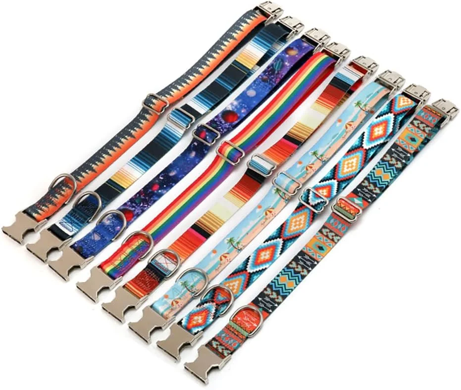 قلاده سگ نرم و بادوام با سگک فلزی، قلاده های قابل تنظیم برای سگ های کوچک، متوسط و بزرگ و گربه های بچه گربه طرح جنگل قلاده سگ نرم و بادوام با سگک فلزی، قلاده های قابل تنظیم برای سگ های کوچک، متوسط و بزرگ و گربه های بچه گربه طرح جنگل