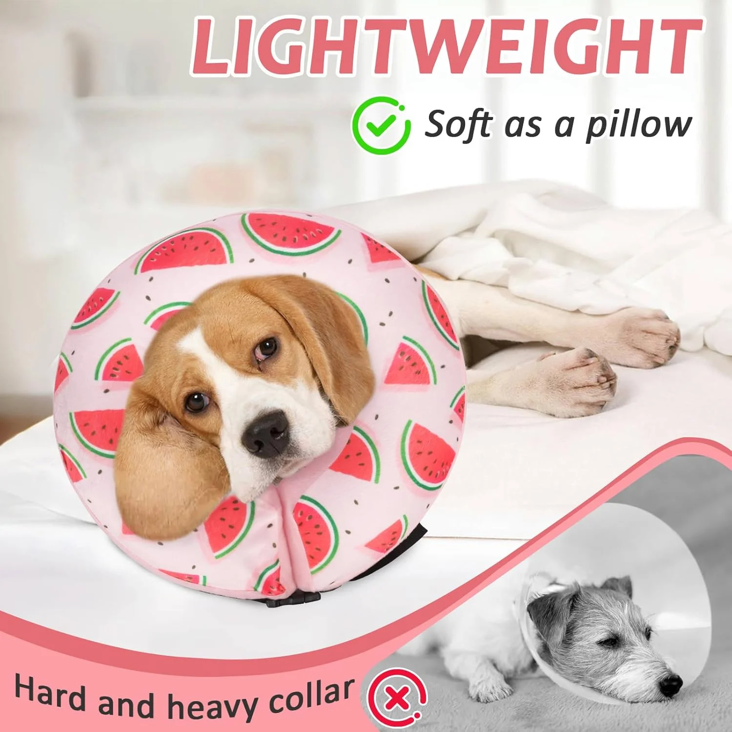 طوق بادی سگ برای بعد از جراحی، طوق نرم دوناتی سگ، مخروط بادی سگ برای سگ ها و گربه های کوچک، متوسط و بزرگ (هندوانه کوچک، S) طوق بادی سگ برای بعد از جراحی، طوق نرم دوناتی سگ، مخروط بادی سگ برای سگ ها و گربه های کوچک، متوسط و بزرگ (هندوانه کوچک، S)