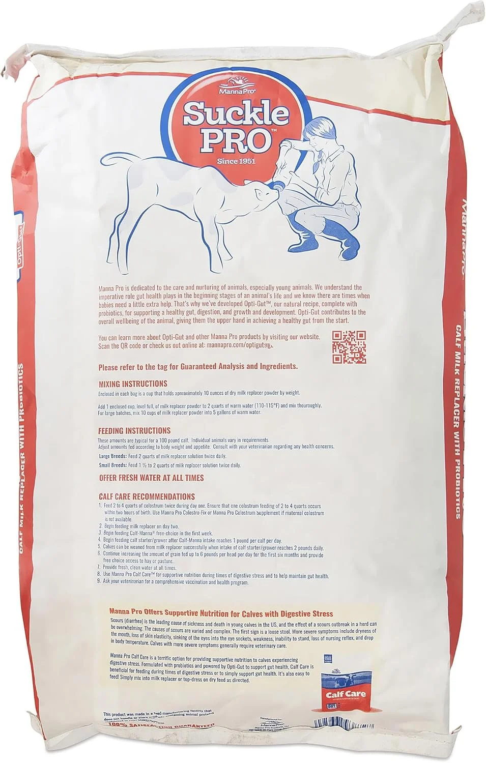 جایگزین شیر گوساله مانا پرو ساکل پرو - 22% پروتئین با پروبیوتیک - 40 پوند