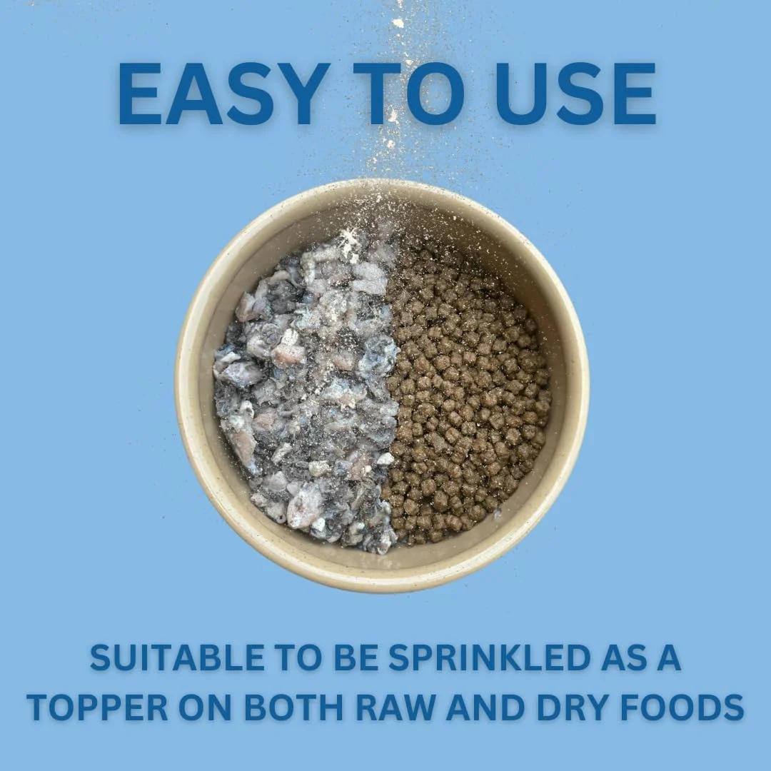 پودر شیر بز کامل برای سگ ها 200 گرم - مکمل غذایی طبیعی و کمک کننده به هضم برای تغذیه، لیسیدن و موارد دیگر - به صورت خشک بپاشید یا شیر سگ درست کنید - Vale Pet Foods