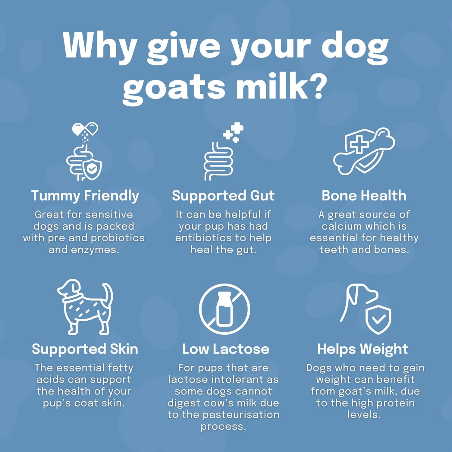 پودر شیر بز بادی اند لولا برای سگ و گربه | سلامت گوارش سگ | فرمول کم لاکتوز برای سگ و توله سگ | ایده آل برای آبرسانی | مناسب برای توله سگ ها و سگ ها در تمام سنین | غنی از مواد مغذی