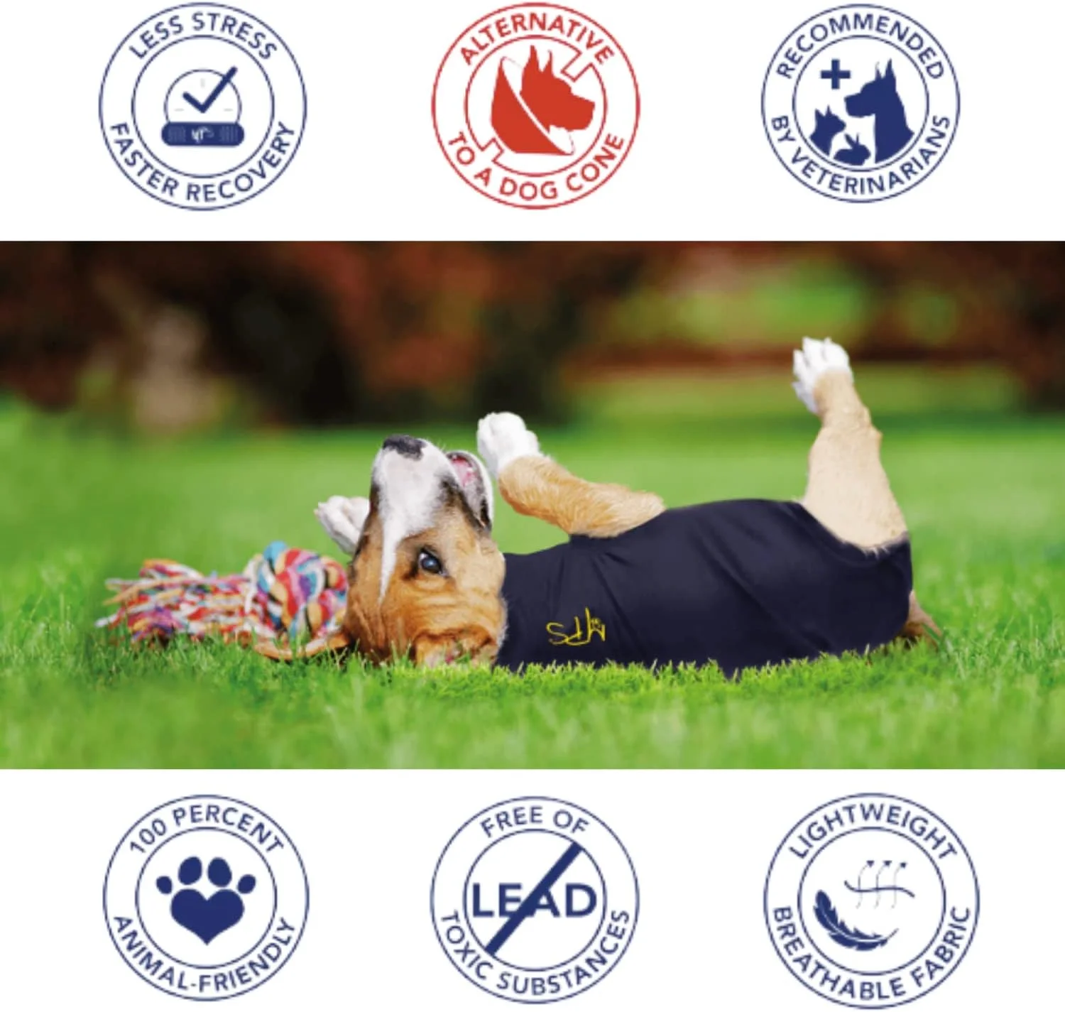 لباس جراحی سگ MPS، نارنجی، سایز خیلی خیلی خیلی کوچک