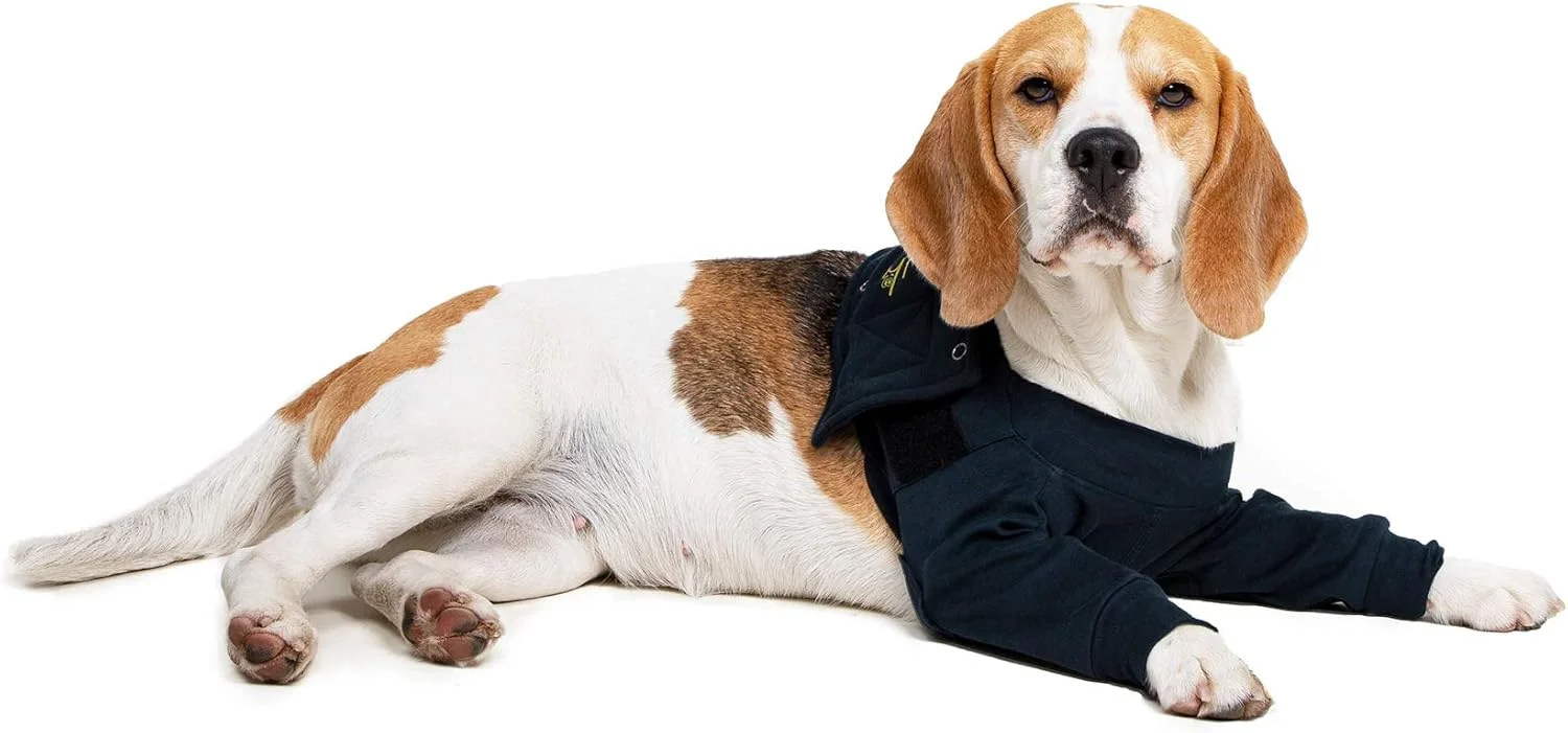 لباس پزشکی حیوانات خانگی MPS - مدل TAZ2، آستین دوتایی برای پای جلویی سگ، سایز کوچک