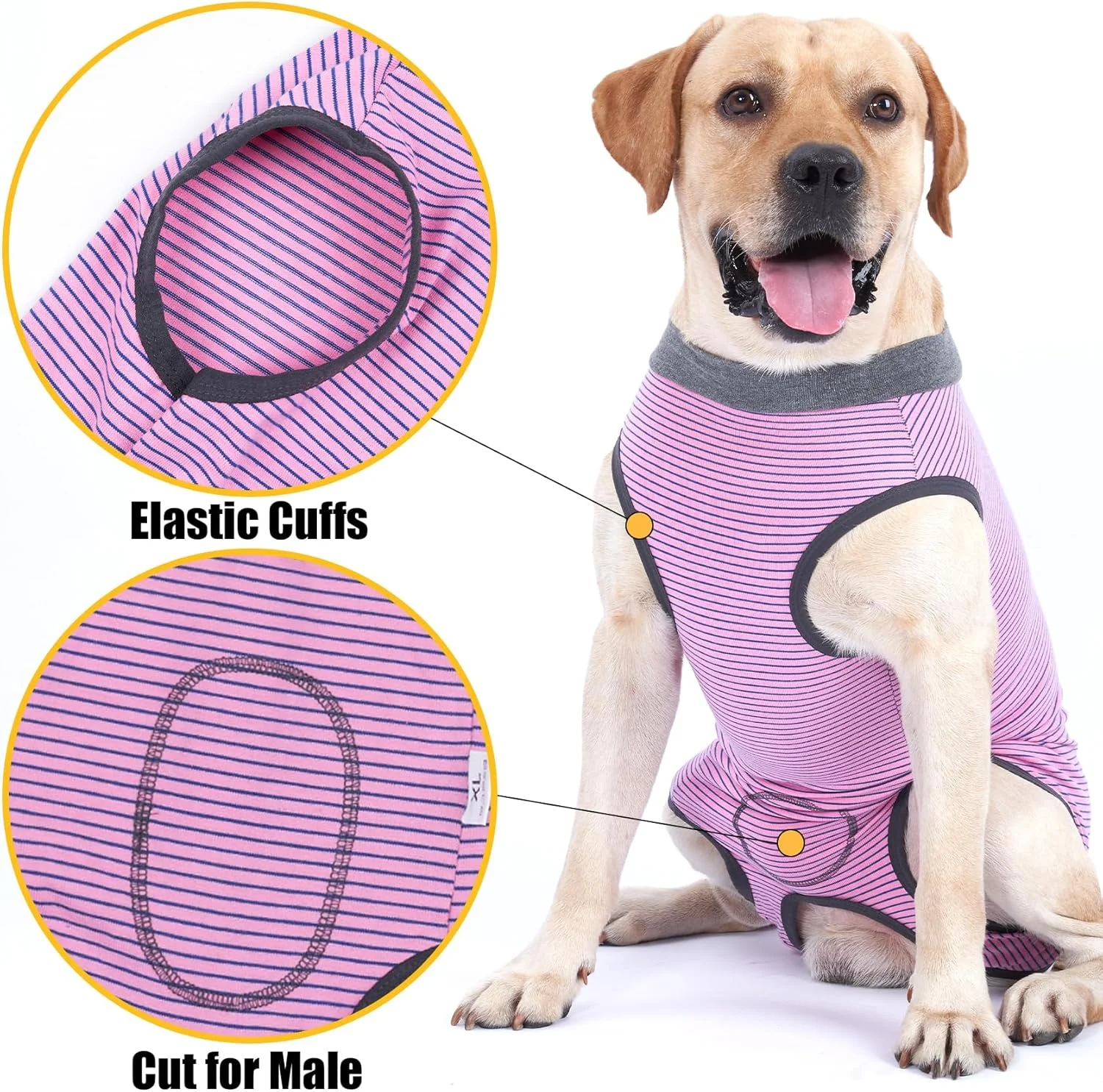 لباس نقاهت سگ Dotoner، محافظ زخم شکم گربه، لباس جراحی پزشکی توله سگ، جلیقه بعد از عمل حیوانات خانگی، جایگزین یقه و مخروط (M، صورتی) لباس نقاهت سگ Dotoner، محافظ زخم شکم گربه، لباس جراحی پزشکی توله سگ، جلیقه بعد از عمل حیوانات خانگی، جایگزین یقه و مخروط (M، صورتی)