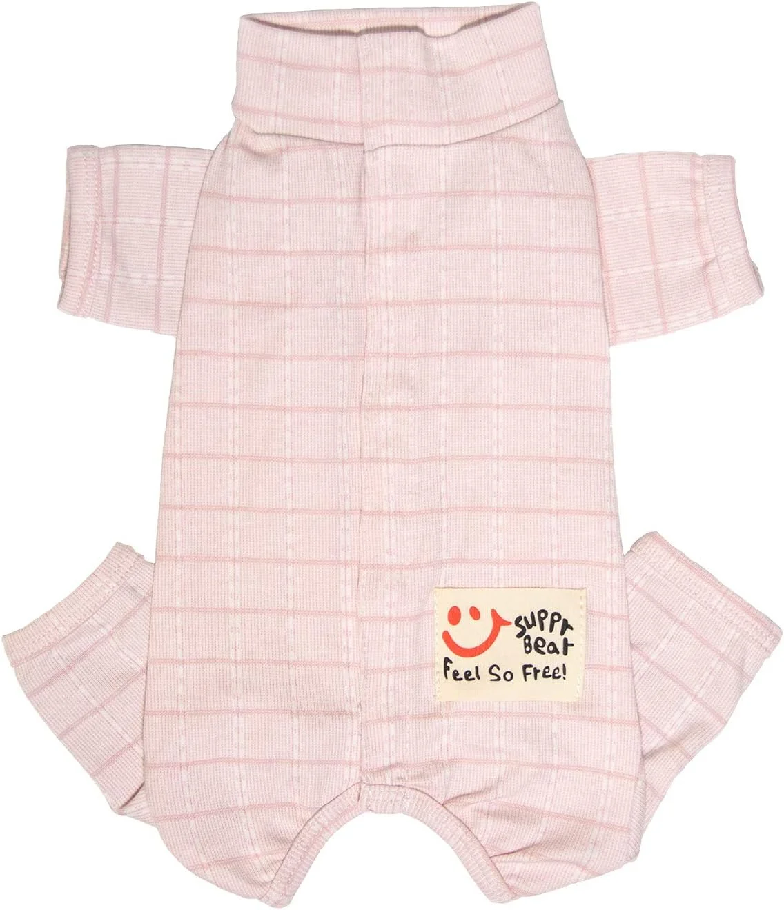 لباس نقاهت حیوانات خانگی Kukaster برای سگ بعد از جراحی، پیراهن نقاهت برش، بانداژ زخم های شکمی سگ، لباس کامل محافظ زخم بدن سگ برای جلوگیری از لیسیدن سگ ماده بعد از جراحی (RSS08-Fpink-M)