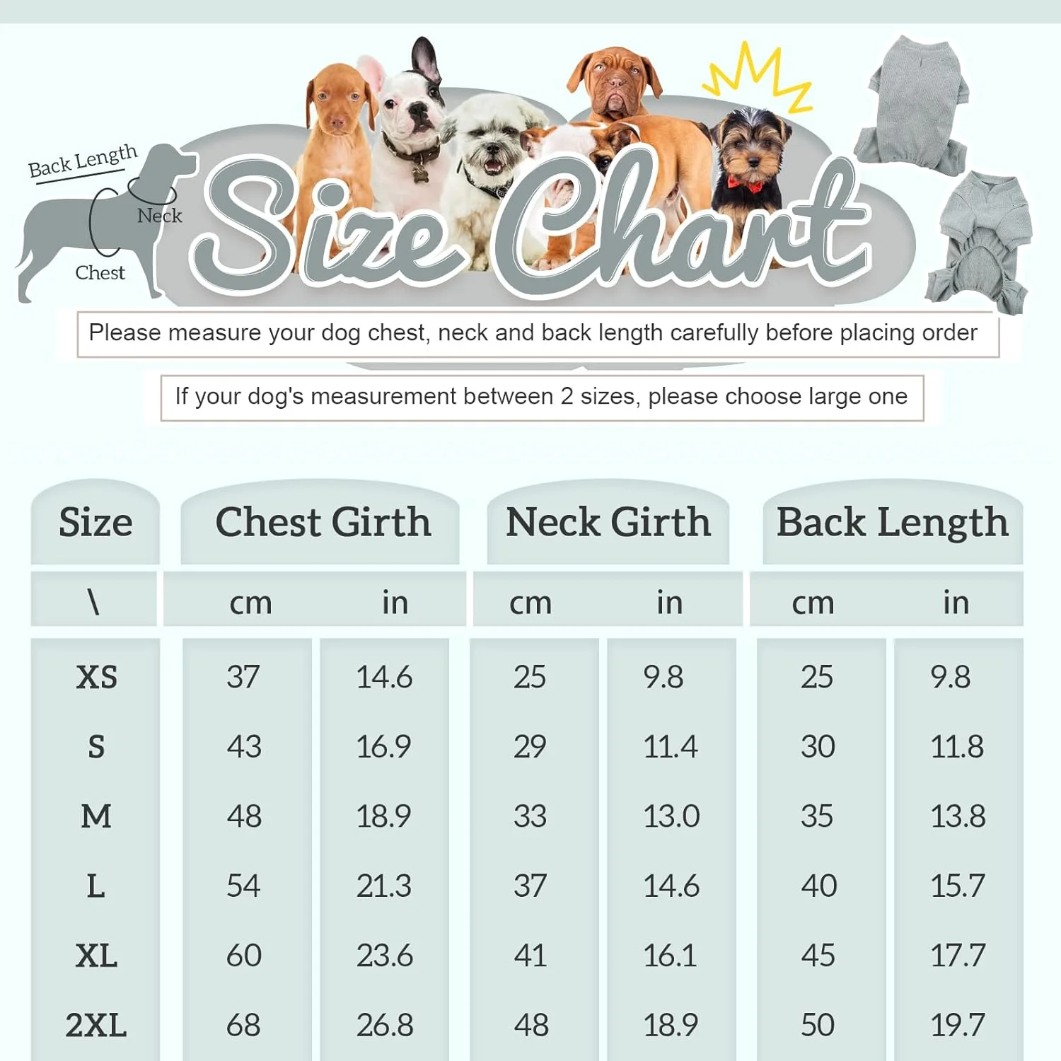 لباس جراحی سگ PUMYPOREITY، لباس خواب سرهمی چهار پا توله سگ، محافظت کامل از زخم، جلیقه بعد از عمل برای سگ های نر و ماده (خاکستری، XS)