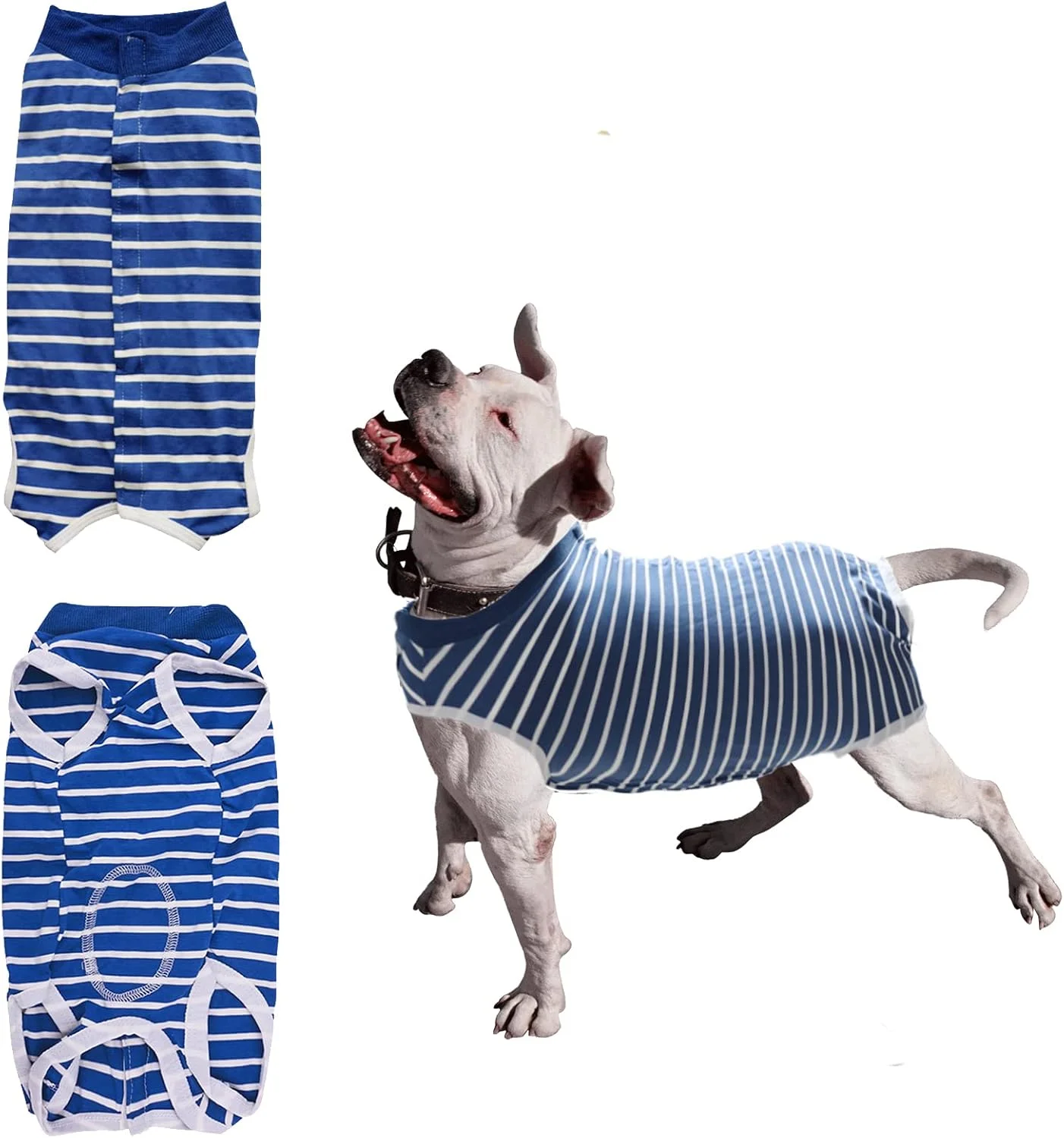 لباس ریکاوری سگ جودسن، لباس ریکاوری جراحی برای سگ و گربه بعد از عمل، جایگزین قلاده مخروطی الکترونیکی، محافظت از زخم شکمی بعد از عمل، ضد لیسیدن