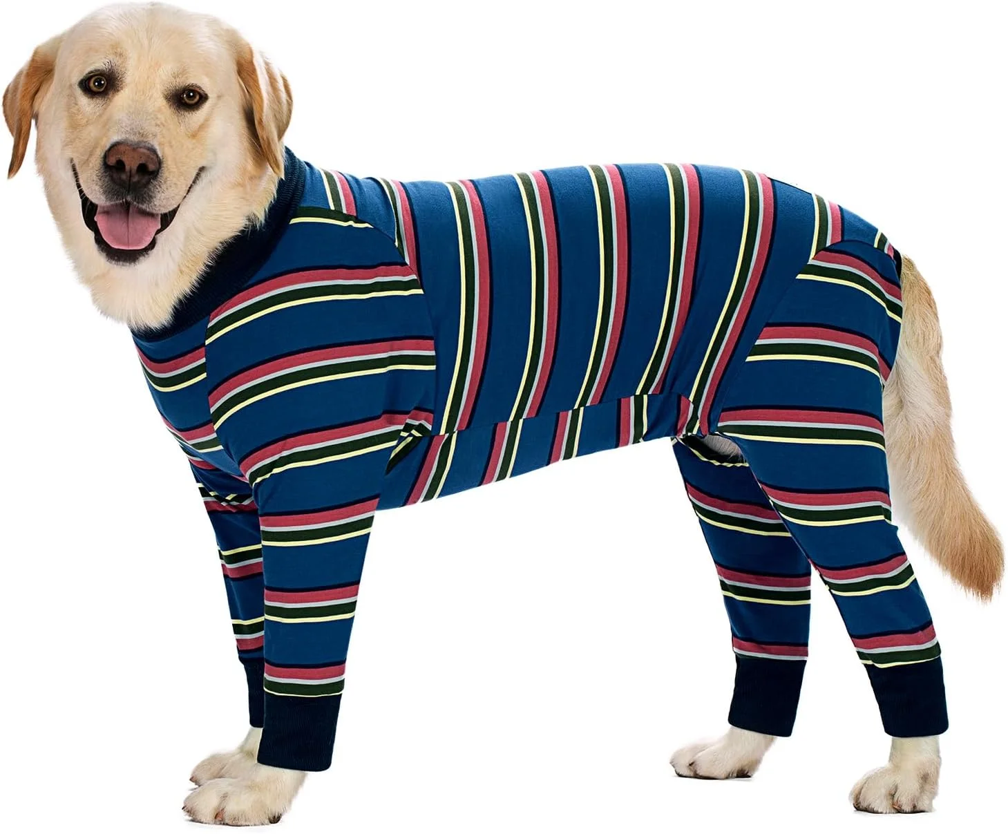 لباس سگ بعد از عمل جراحی، لباس سرهمی سگ، لباس بعد از عقیم سازی/جراحی سگ نر، لباس ریکاوری سگ بعد از عمل جراحی، لباس محافظ زخم آستین بلند، جایگزین قلاده برای سگ ها