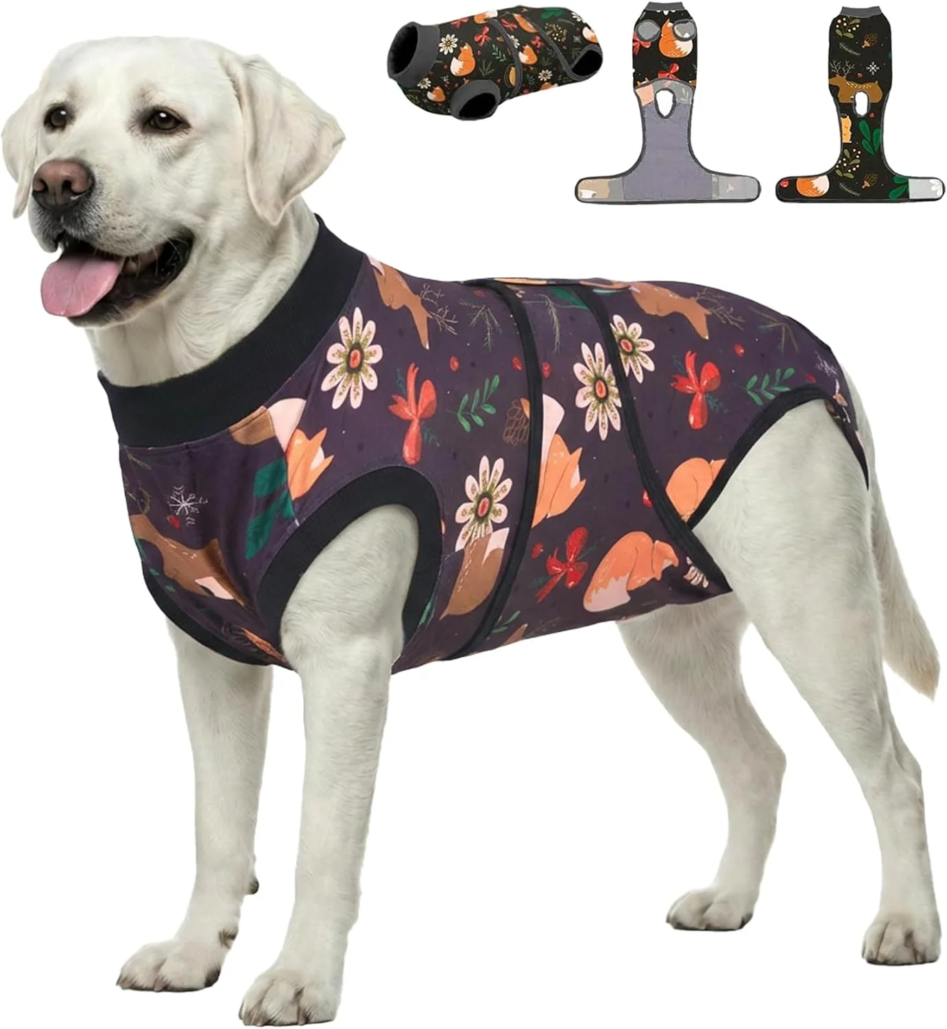 لباس نقاهت سگ PetWarm، لباس جراحی سگ، لباس ریکاوری حرفه ای حیوانات خانگی، بانداژ زخم های شکمی سگ، لباس یکسره سگ نر و ماده برای عقیم سازی، لباس ریکاوری حیوانات خانگی، طرح باغ وحش، مشکی، 2XL لباس نقاهت سگ PetWarm، لباس جراحی سگ، لباس ریکاوری حرفه ای حیوانات خانگی، بانداژ زخم های شکمی سگ، لباس یکسره سگ نر و ماده برای عقیم سازی، لباس ریکاوری حیوانات خانگی، طرح باغ وحش، مشکی، 2XL