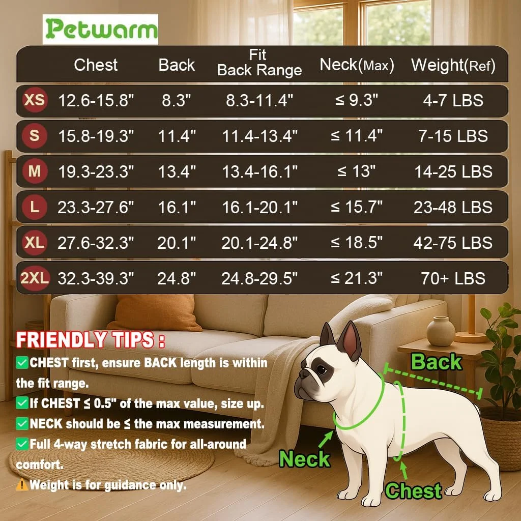 لباس نقاهت سگ PetWarm، لباس جراحی سگ، لباس ریکاوری حرفه ای حیوانات خانگی، بانداژ زخم های شکمی سگ، لباس یکسره سگ نر و ماده برای عقیم سازی، لباس ریکاوری حیوانات خانگی، طرح باغ وحش، مشکی، 2XL