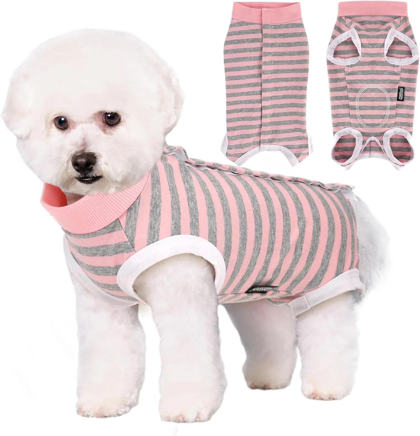 لباس نقاهت جراحی برای سگ ها - لباس جراحی راه راه، پیراهن ضد لیسیدن بعد از جراحی، جلیقه یکسره، جایگزین E-Collar (صورتی، M) لباس نقاهت جراحی برای سگ ها - لباس جراحی راه راه، پیراهن ضد لیسیدن بعد از جراحی، جلیقه یکسره، جایگزین E-Collar (صورتی، M)