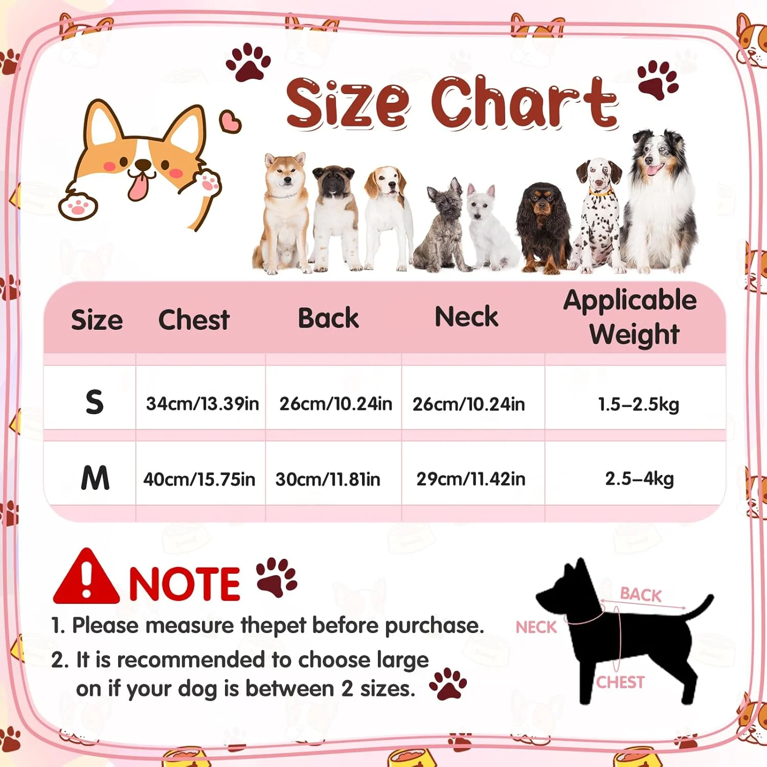 لباس نقاهت جراحی برای سگ ها - لباس جراحی راه راه، پیراهن ضد لیسیدن بعد از جراحی، جلیقه یکسره، جایگزین E-Collar (صورتی، M)