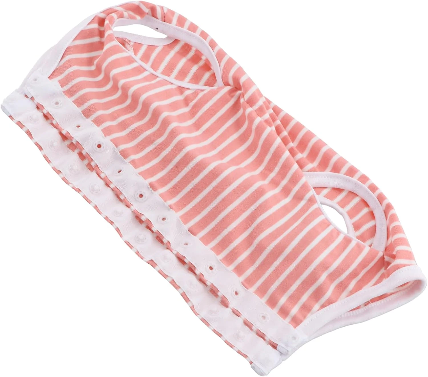 لباس جراحی سگ برای دوران نقاهت، لباس یکسره ضد لیسیدن سگ، جایگزین قلاده الیزابت، محافظ زخم بدن سگ، لباس نقاهت برای سگ ها و گربه ها بعد از جراحی (صورتی، M)