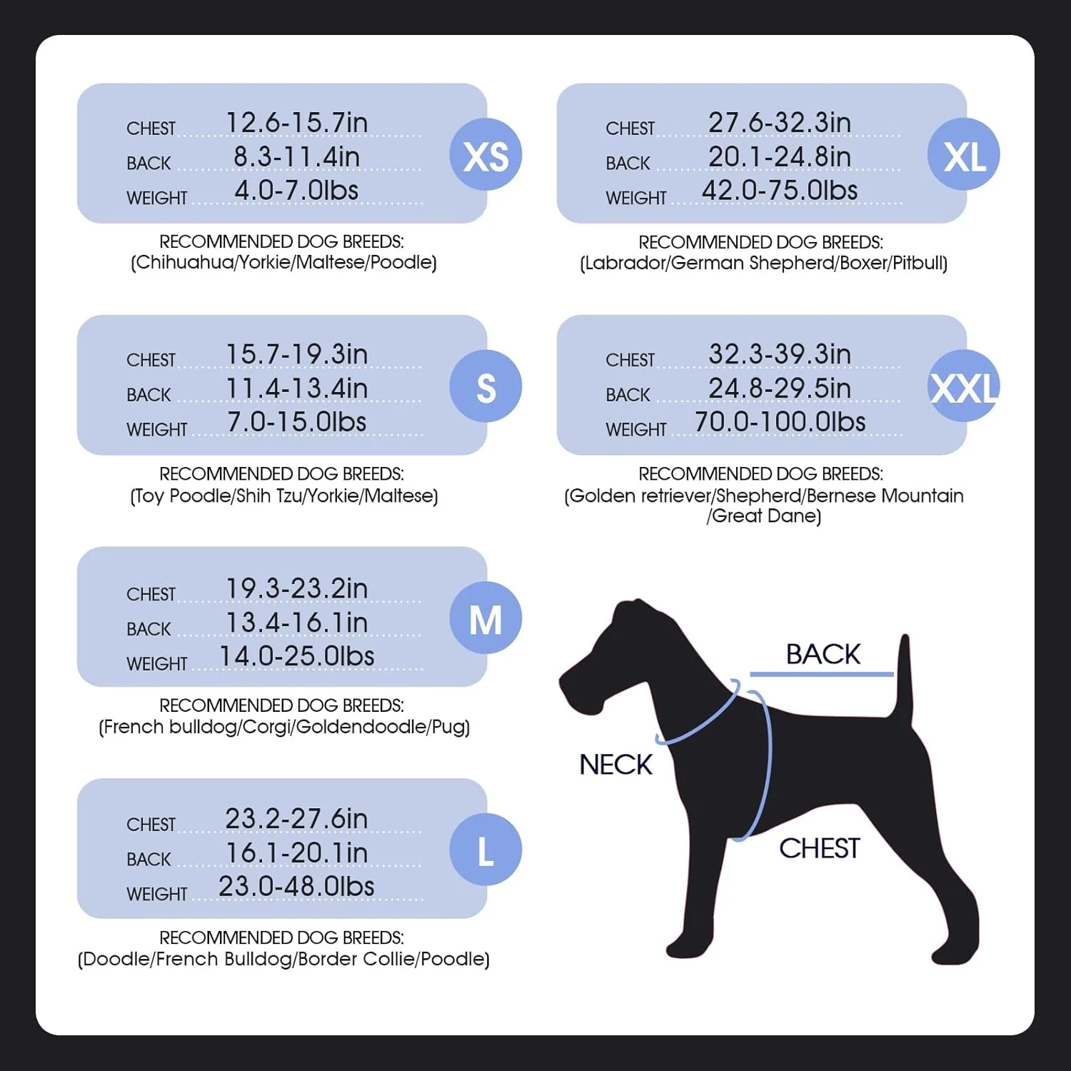 لباس ریکاوری سگ FUAMEY، لباس بعد از عمل سگ برای سگ های نر، لباس جراحی سگ برای سگ های ماده، محافظت از پوست سگ، ضد لیسیدن زخم های شکمی، لباس یکسره سگ، لباس بدن حیوانات خانگی جایگزین برای مخروطی، مشکی XS