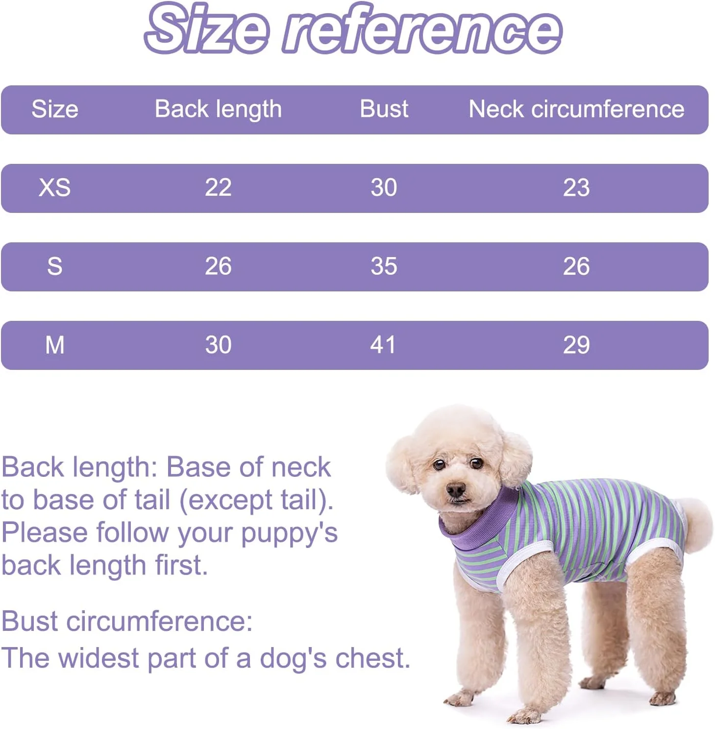 لباس ریکاوری سگ، لباس جراحی راه راه سگ، جایگزین قلاده الیزابت برای سگ و گربه (XS) لباس ریکاوری سگ، لباس جراحی راه راه سگ، جایگزین قلاده الیزابت برای سگ و گربه (XS)