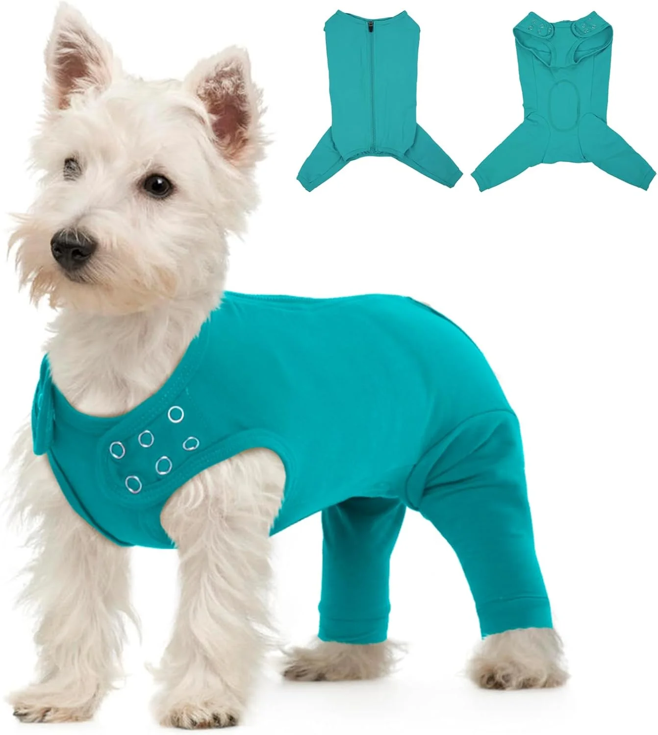 لباس مخصوص سگ بعد از عمل، لباس سگ با پاچه و زیپ در پشت، برای جلوگیری از ریزش مو، ضد لیسیدن، محافظت از زخم، لباس جراحی سگ لباس مخصوص سگ بعد از عمل، لباس سگ با پاچه و زیپ در پشت، برای جلوگیری از ریزش مو، ضد لیسیدن، محافظت از زخم، لباس جراحی سگ