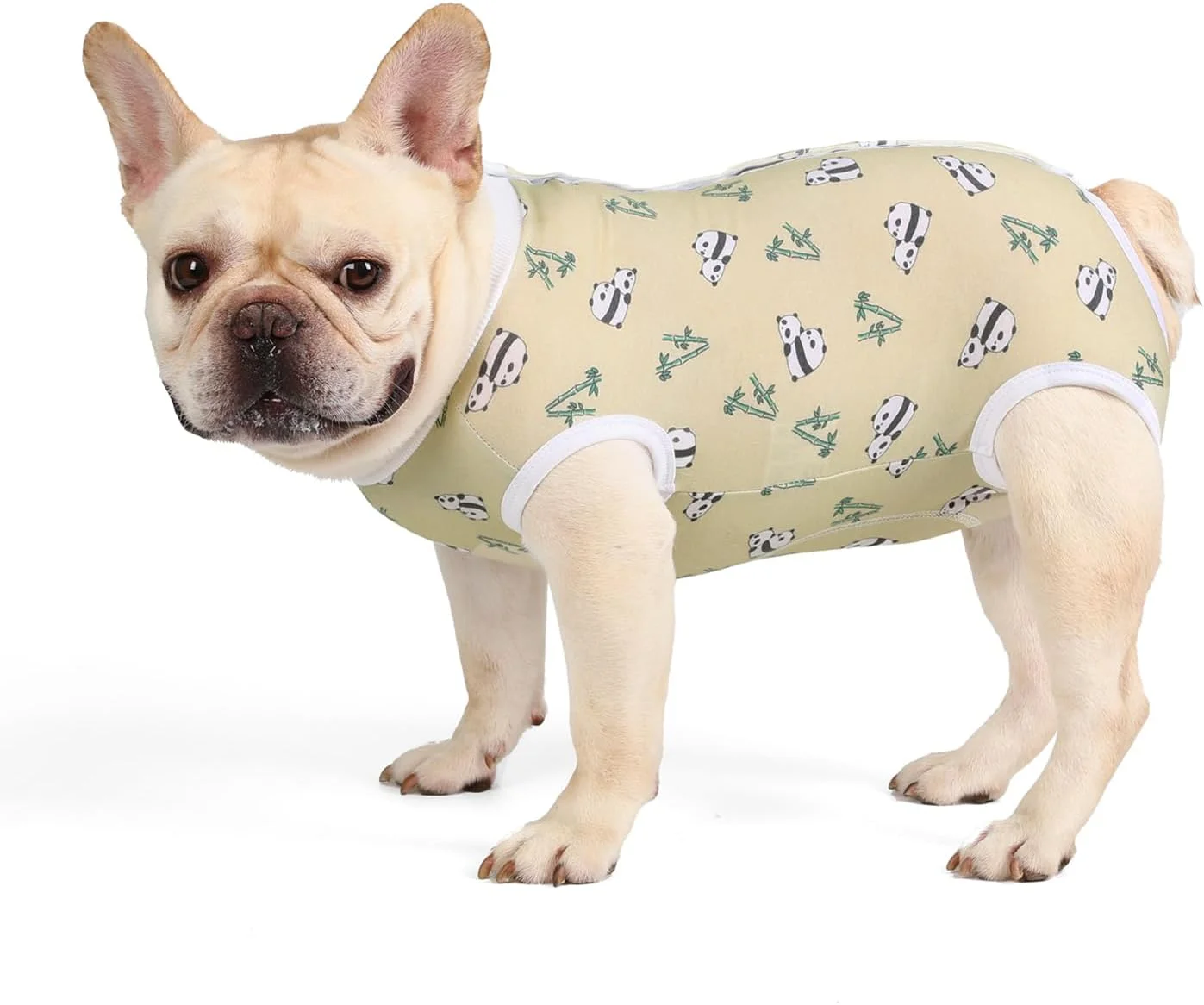 لباس ریکاوری سگ فی‌مکس بعد از جراحی، لباس نرم و تنفسی برای سگ های کوچک و متوسط، جایگزین بانداژ، مخروط و E-Collar برای زخم های شکمی بعد از جراحی