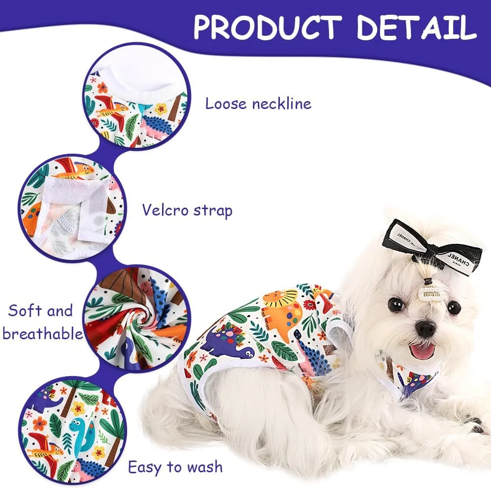 لباس ریکاوری سگ Sebaoyu برای سگ های کوچک بعد از عمل جراحی، لباس گربه سگ جراحی، لباس خواب حیوانات خانگی جایگزین قیف جراحی، لباس بدن حیوانات خانگی، سایز L لباس ریکاوری سگ Sebaoyu برای سگ های کوچک بعد از عمل جراحی، لباس گربه سگ جراحی، لباس خواب حیوانات خانگی جایگزین قیف جراحی، لباس بدن حیوانات خانگی، سایز L