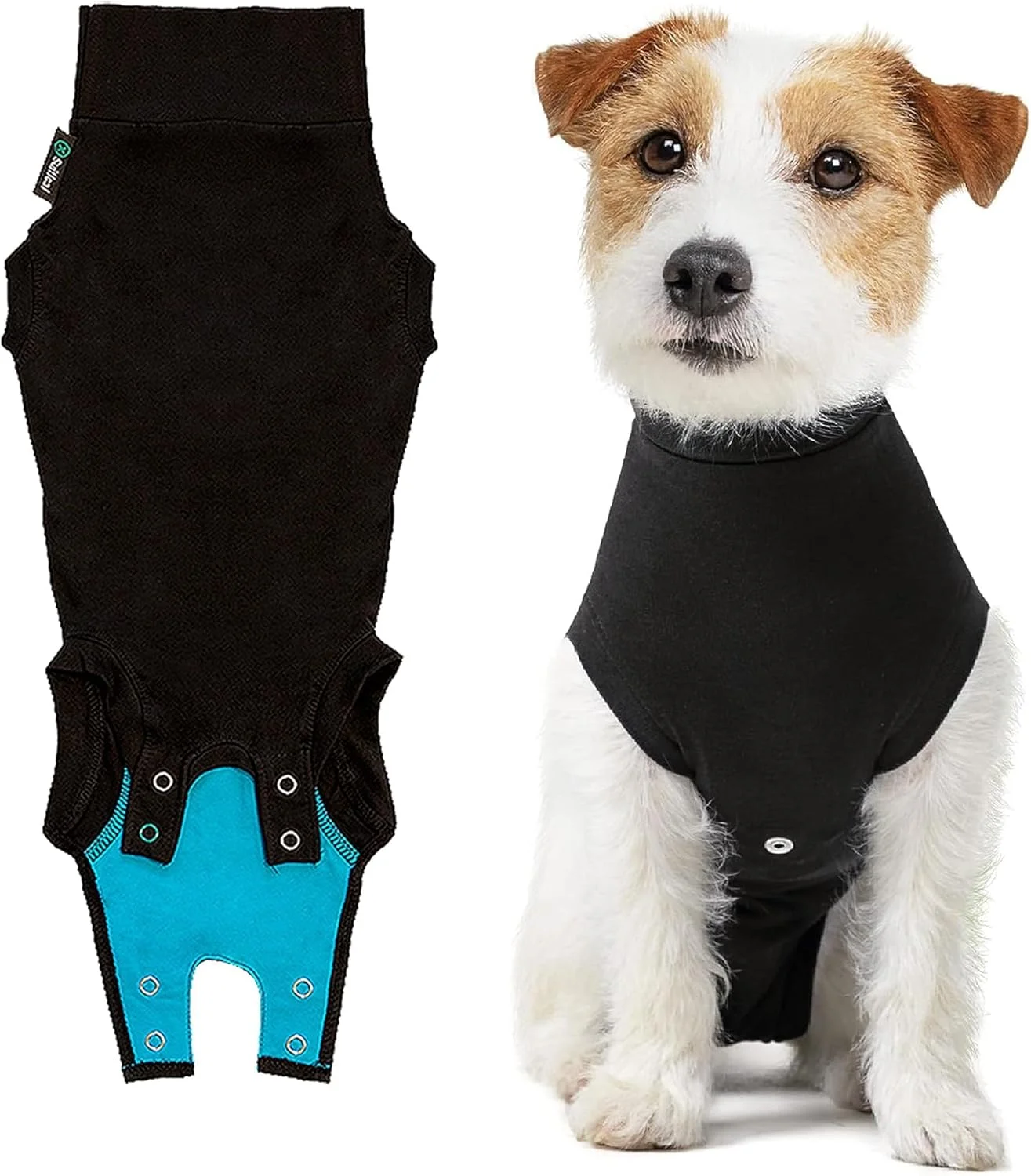 لباس ریکاوری سگ سویتیکال، سایز متوسط، مشکی