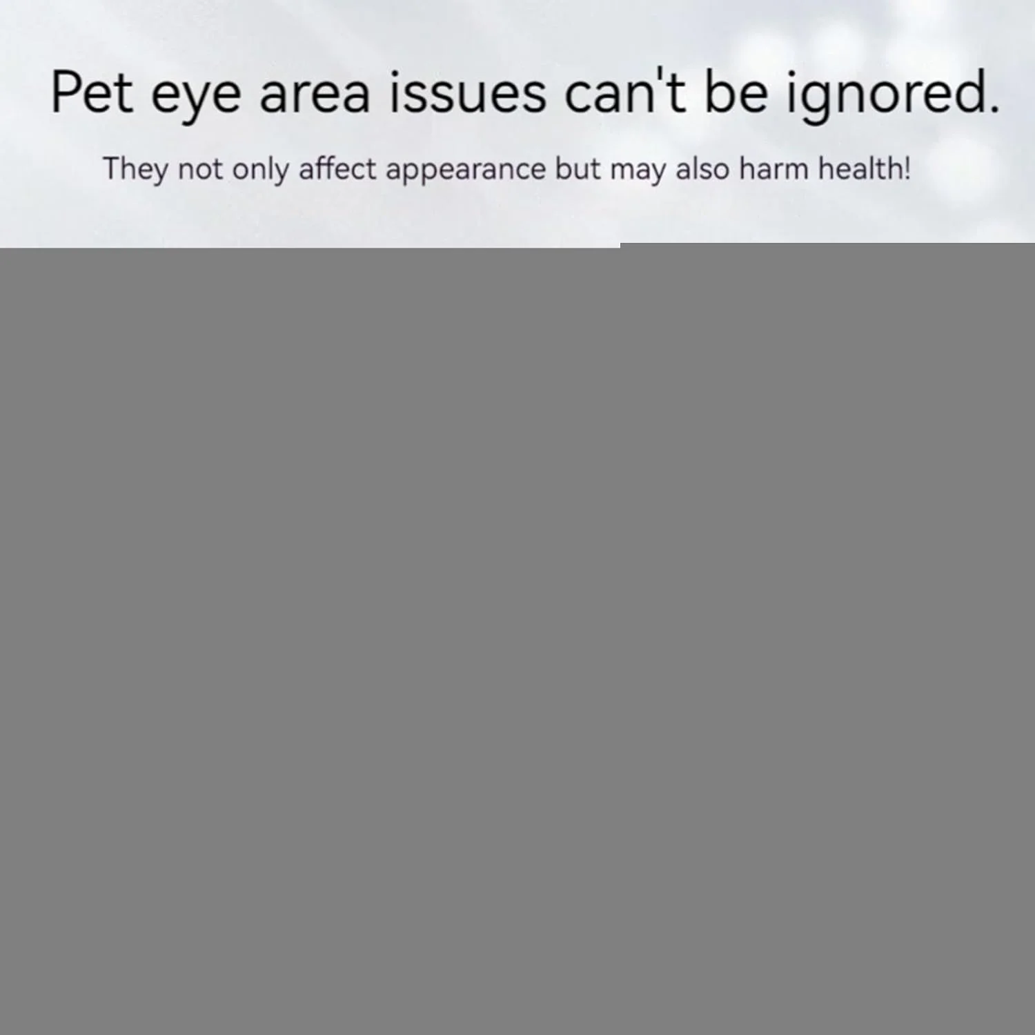 پاک کننده لکه اشک حیوانات خانگی | پاک کننده طبیعی چشم توله سگ 30 گرمی | پاک کننده سریع لکه اشک سگ برای نظافت منزل، حمام، مسافرت، کمپینگ و دامپزشکی