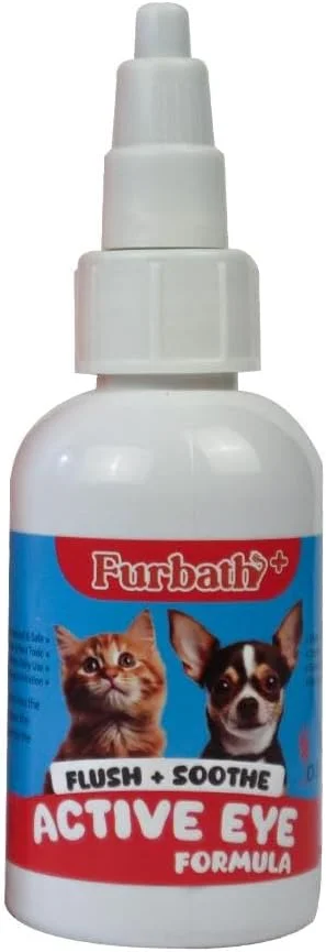 محلول مراقبت از چشم سگ و گربه نوتراپت مدل Furbath با فرمول فعال چشمی - 50 میلی لیتر