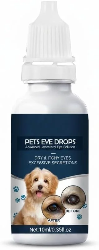 قطره چشمی سگ نالاکال (10 میلی لیتر)، درمان آب مروارید و عفونت چشم - تسکین قرمزی چشم، بهبود وضوح بینایی، پاک کننده لکه های اشک و تسکین دهنده خشکی با راحتی طولانی مدت