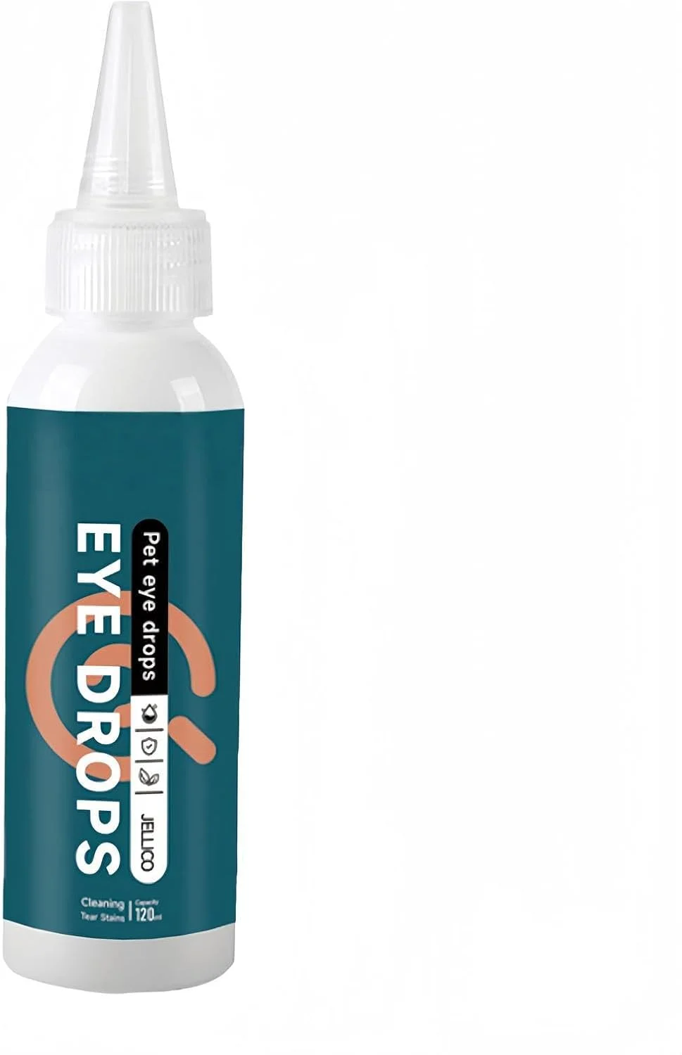 قطره چشم بچه گربه، محلول مراقبت از لکه اشک 120 میلی لیتر، قطره تسکین دهنده خارش چشم | برای ترشحات اشک، سلامت، مراقبت از خارش، گربه، توله سگ، حیوانات کوچک