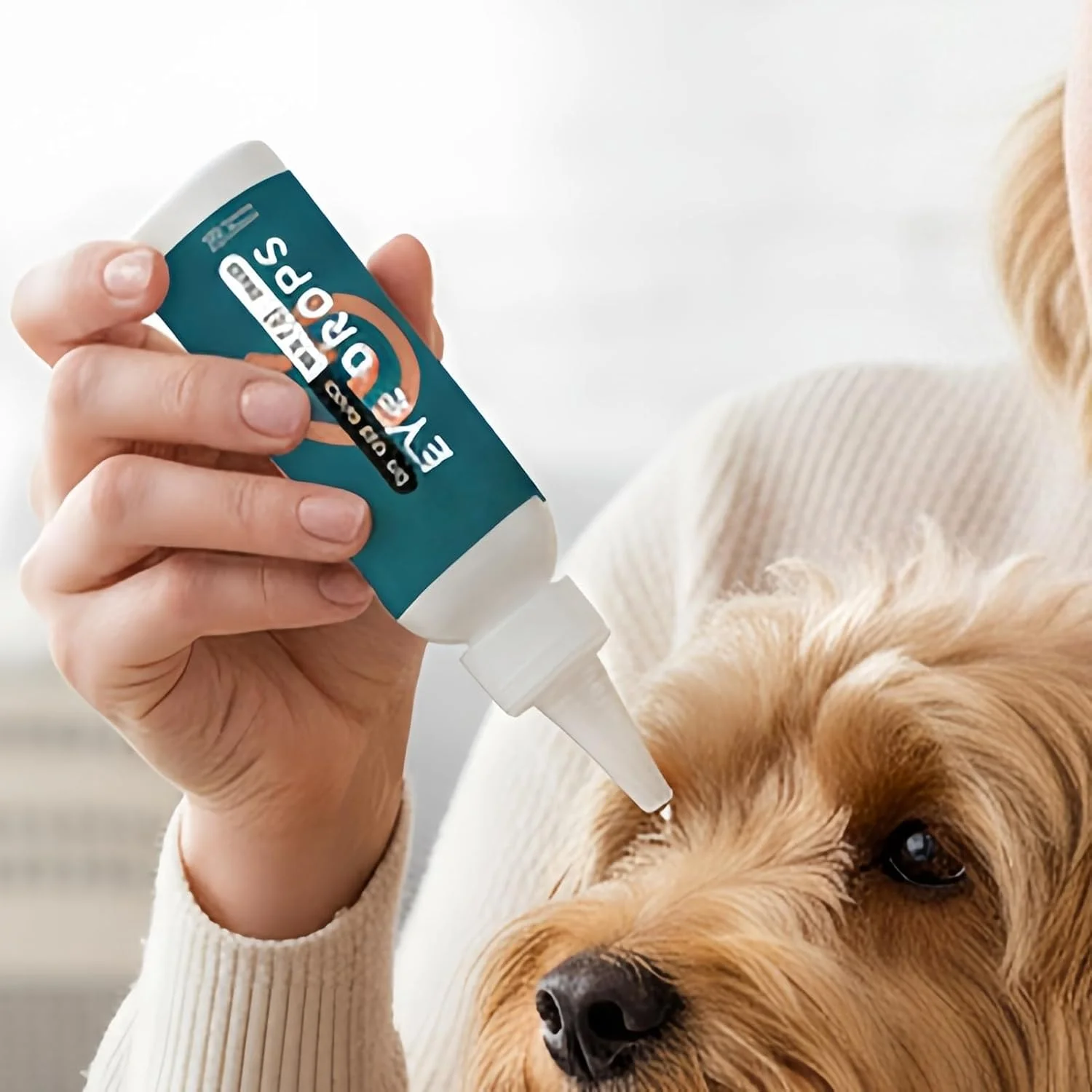 قطره چشم بچه گربه، محلول مراقبت از لکه اشک 120 میلی لیتر، قطره تسکین دهنده خارش چشم | برای ترشحات اشک، سلامت، مراقبت از خارش، گربه، توله سگ، حیوانات کوچک