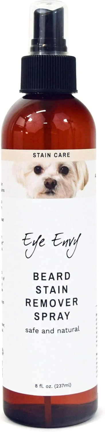 اسپری پاک کننده لکه ریش Eye Envy برای سگ و گربه | 100% طبیعی و ایمن | از بین برنده لکه های ناشی از آب دهان، بزاق، غذا، و ترشحات چشم | درمان علت لکه | از بین برنده بو | حفظ تمیزی ریش، 236 میلی لیتر اسپری پاک کننده لکه ریش Eye Envy برای سگ و گربه | 100% طبیعی و ایمن | از بین برنده لکه های ناشی از آب دهان، بزاق، غذا، و ترشحات چشم | درمان علت لکه | از بین برنده بو | حفظ تمیزی ریش، 236 میلی لیتر
