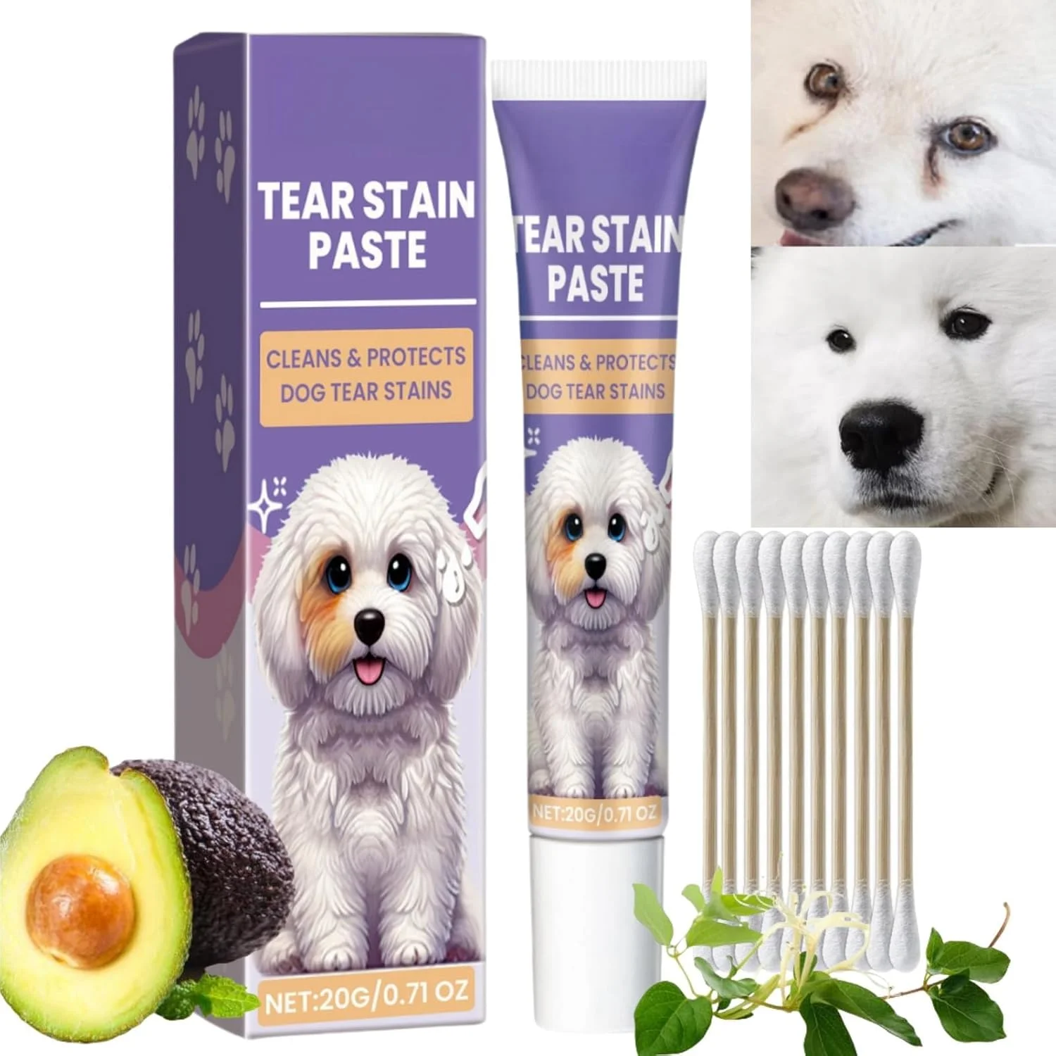 پاک کننده لکه اشک سگ، شستشوی چشم سگ، بالم پاک کننده لکه اشک حیوانات خانگی، پاک کننده ملایم و موثر چشم حیوانات خانگی، مراقبت طبیعی چشم برای تمیز کردن سگ پاک کننده لکه اشک سگ، شستشوی چشم سگ، بالم پاک کننده لکه اشک حیوانات خانگی، پاک کننده ملایم و موثر چشم حیوانات خانگی، مراقبت طبیعی چشم برای تمیز کردن سگ