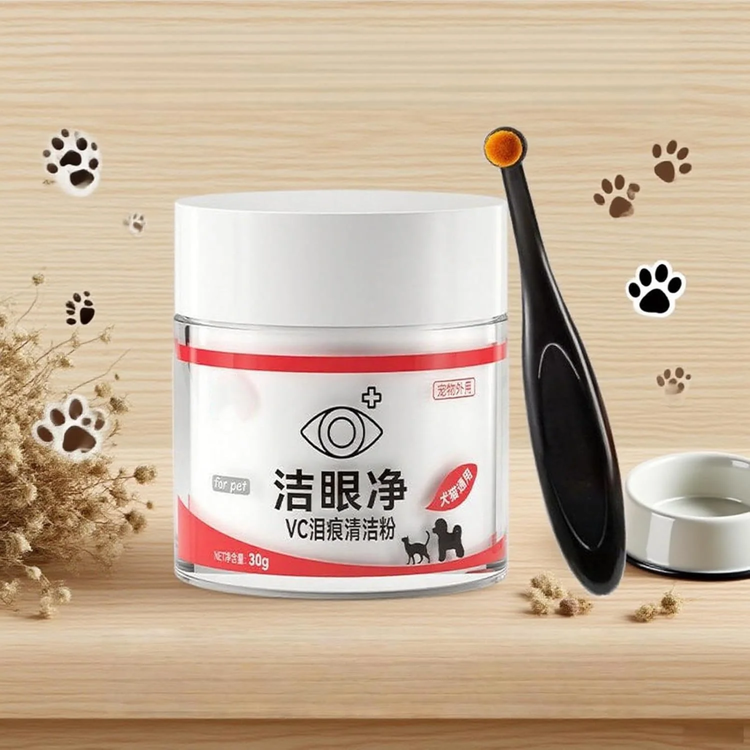 پاک کننده لکه اشک سگ - 30 گرم مراقبت ملایم از چشم حیوانات خانگی، پاک کننده ملایم لکه اشک سگ برای حمام کردن، نظافت، دامپزشکی، منزل، داخل و خارج از منزل، کمپینگ پاک کننده لکه اشک سگ - 30 گرم مراقبت ملایم از چشم حیوانات خانگی، پاک کننده ملایم لکه اشک سگ برای حمام کردن، نظافت، دامپزشکی، منزل، داخل و خارج از منزل، کمپینگ