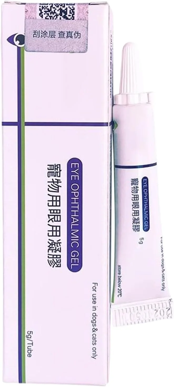 ژل چشم سگ - پماد تسکین دهنده چشم 5 گرمی برای گربه ها - محلول مراقبت از پوست حساس، کرم آبرسان حیوانات برای نژادهای کوچک، متوسط و بزرگ مناسب سفر و پیاده روی