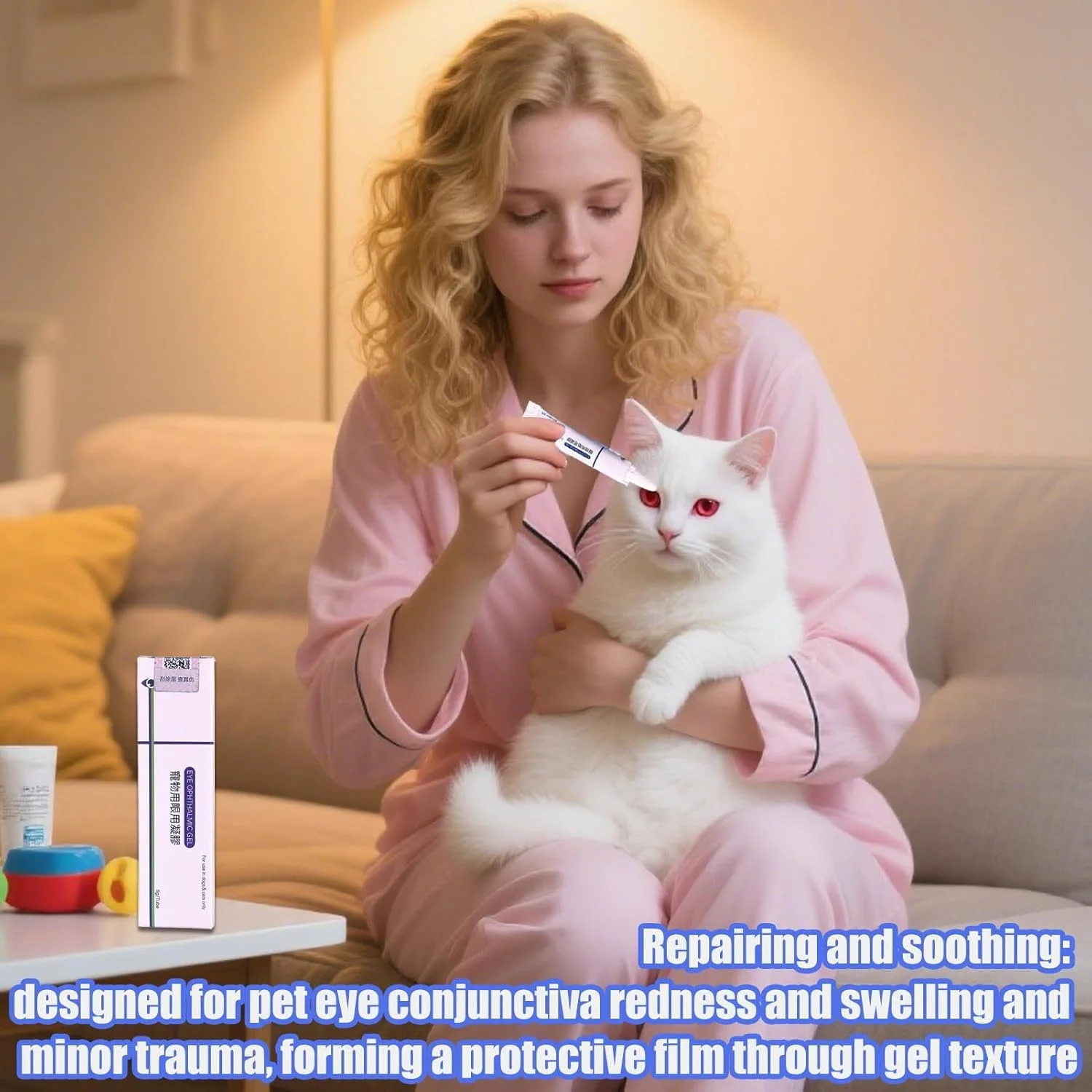 ژل چشم سگ - پماد تسکین دهنده چشم 5 گرمی برای گربه ها - محلول مراقبت از پوست حساس، کرم آبرسان حیوانات برای نژادهای کوچک، متوسط و بزرگ مناسب سفر و پیاده روی ژل چشم سگ - پماد تسکین دهنده چشم 5 گرمی برای گربه ها - محلول مراقبت از پوست حساس، کرم آبرسان حیوانات برای نژادهای کوچک، متوسط و بزرگ مناسب سفر و پیاده روی