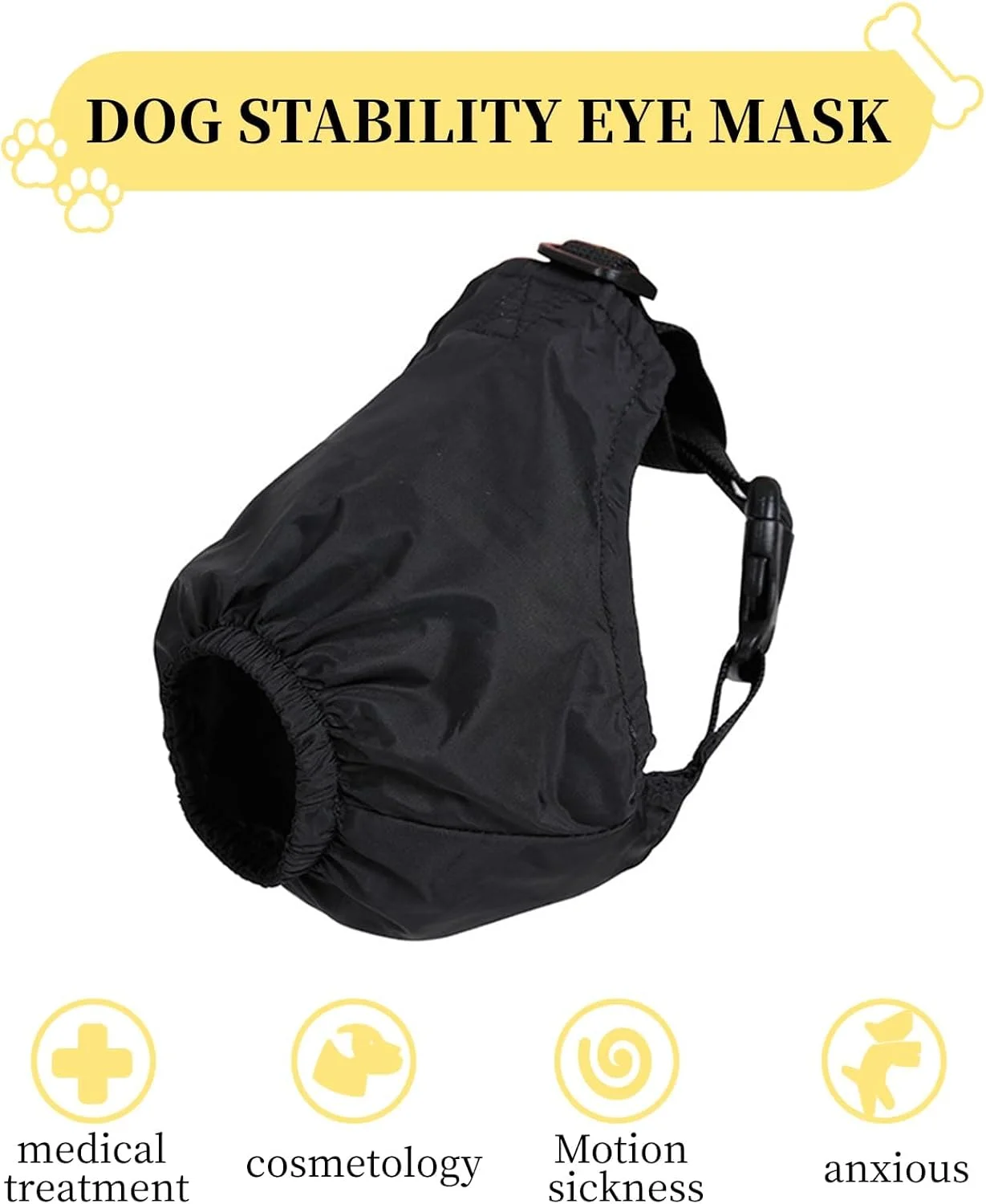 ماسک چشم آرامش بخش سگ، ماسک چشم نایلونی برای کاهش اضطراب، ماسک آرامش بخش سگ و توله سگ با بند گردن قابل تنظیم، برای سگ های کوچک، متوسط و بزرگ، مناسب برای آرایش و جلوگیری از بیماری ماشین، سایه مشکی، L ماسک چشم آرامش بخش سگ، ماسک چشم نایلونی برای کاهش اضطراب، ماسک آرامش بخش سگ و توله سگ با بند گردن قابل تنظیم، برای سگ های کوچک، متوسط و بزرگ، مناسب برای آرایش و جلوگیری از بیماری ماشین، سایه مشکی، L