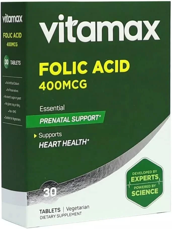 ویتامین فولیک اسید 400 میکروگرم (30 قرص)