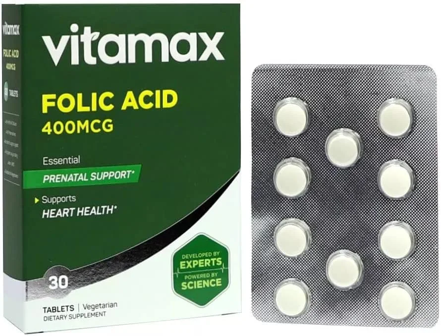 ویتامین فولیک اسید 400 میکروگرم (30 قرص)