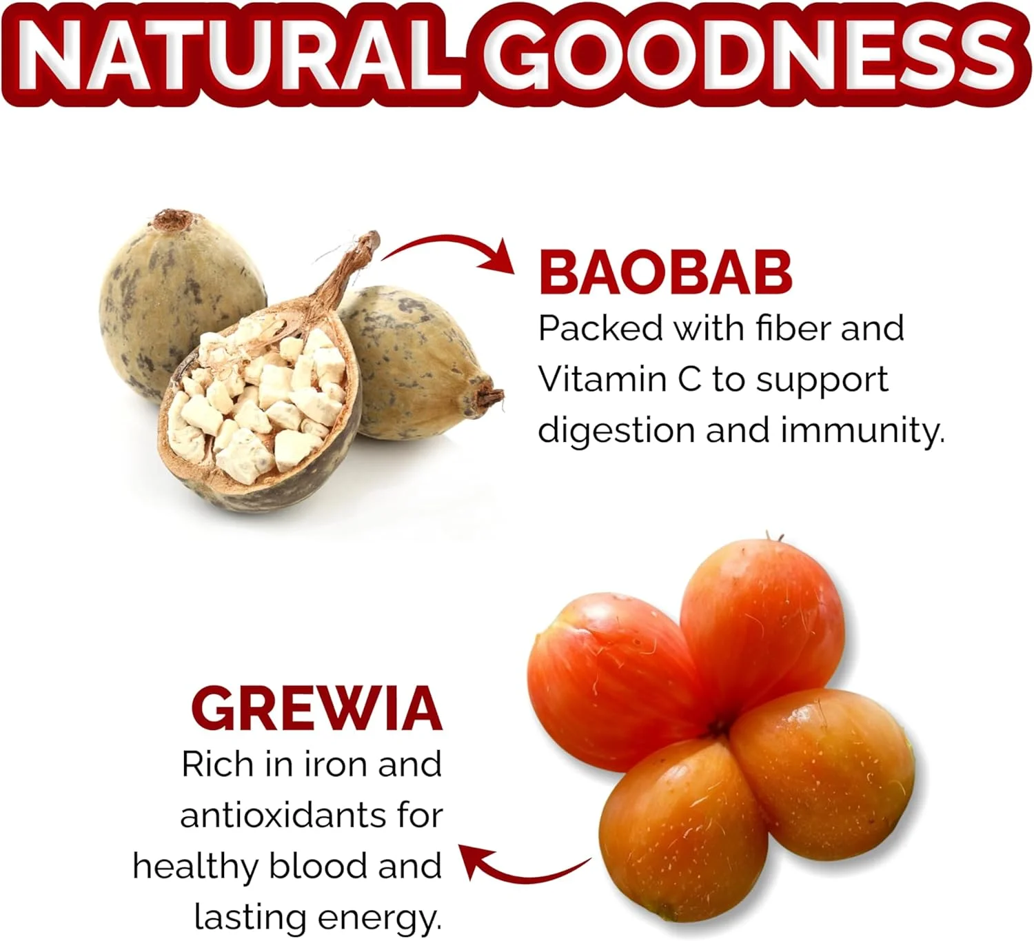 پودر آبمیوه ارگانیک ساوانا سول، 300 گرم – نوشیدنی غنی از ویتامین بائوباب و گرویا – افزایش انرژی، ایمنی و سلامت خون – وگان، غیر GMO، بدون گلوتن، بدون شکر – مناسب برای دوران بارداری