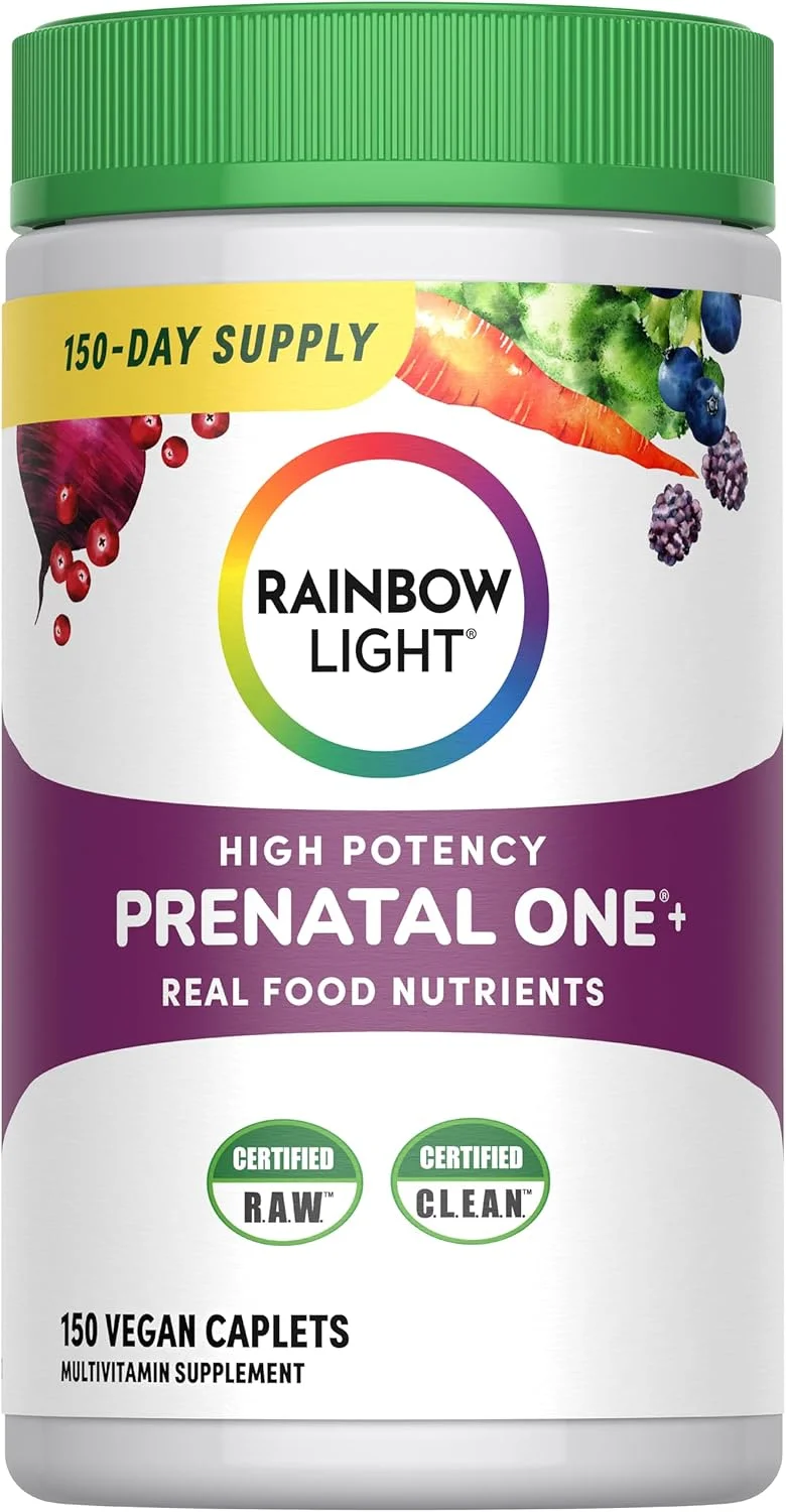 مولتی ویتامین دوران بارداری Rainbow Light One، 150 عدد، اسید فولیک، پروبیوتیک، آهن
