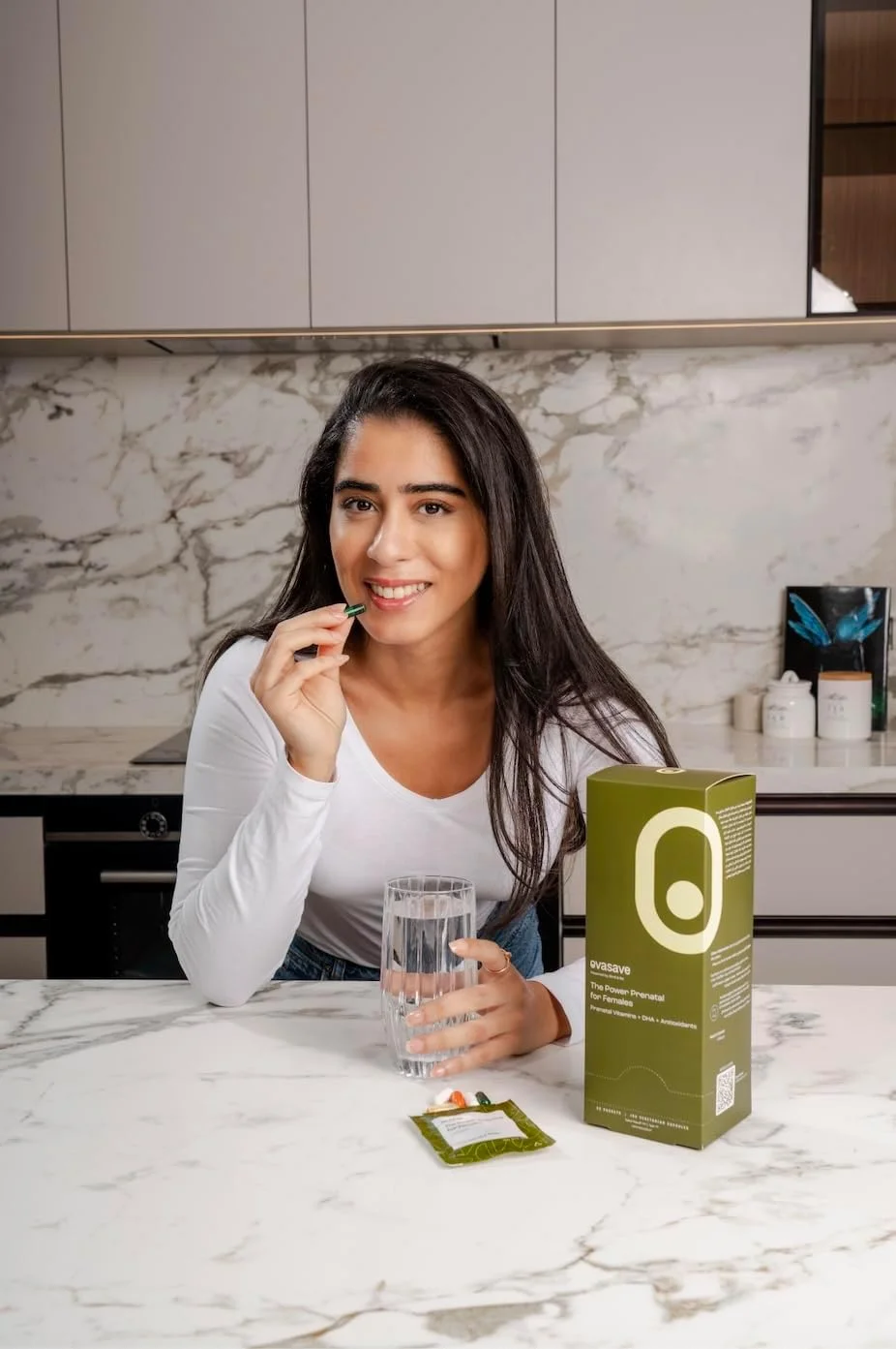 مکمل دوران آمادگی بارداری برای بانوان - 210 سافت ژل - حاوی روغن جلبک DHA (امگا 3)، کوآنزیم کیوتن و ان-استیل سیستئین - 7 سافت ژل روزانه - تامین 30 روزه