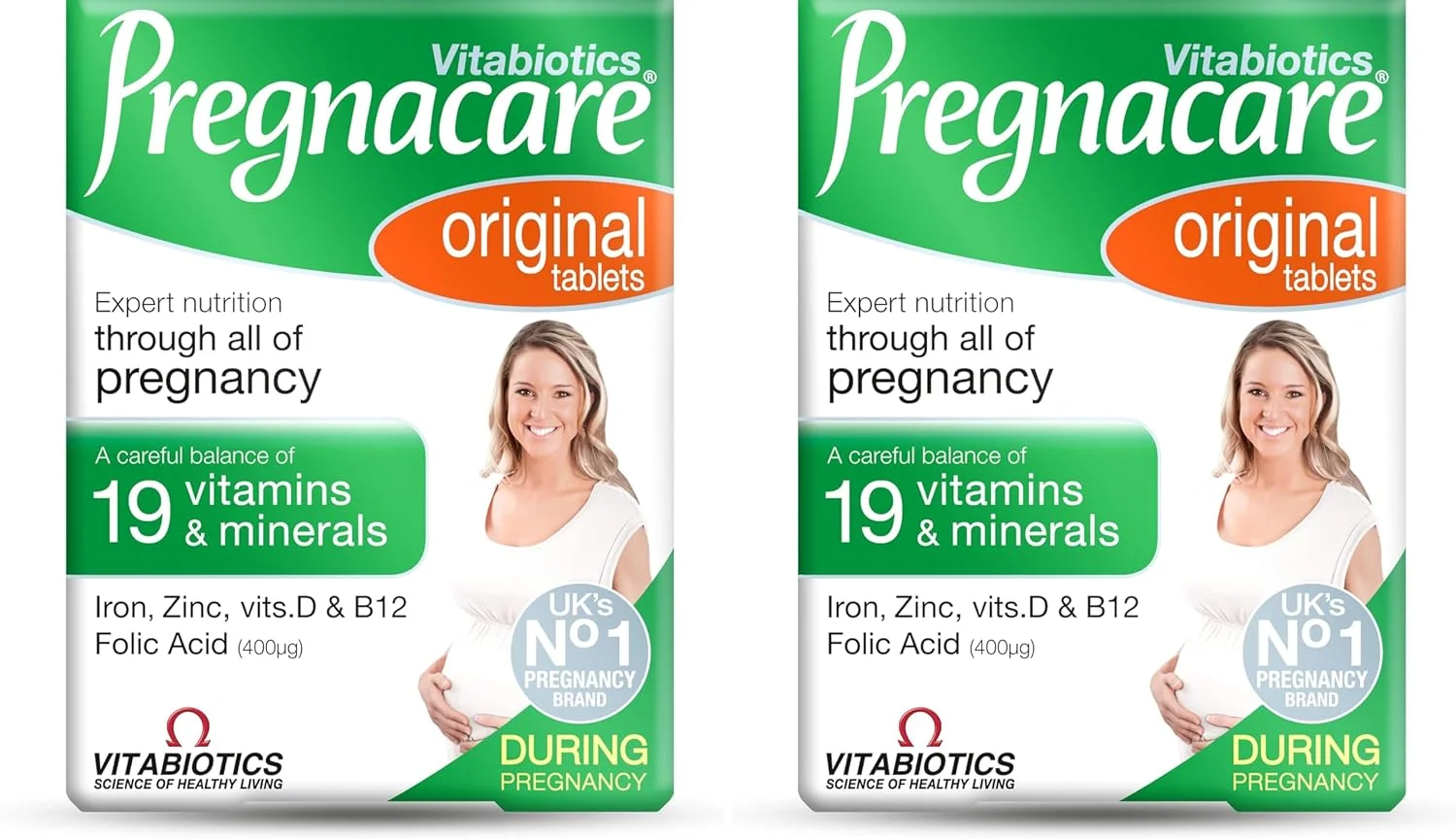 قرص های اوریجینال ویتابیوتیکس پرگناکر (30 عدد) (بسته 2 عددی)