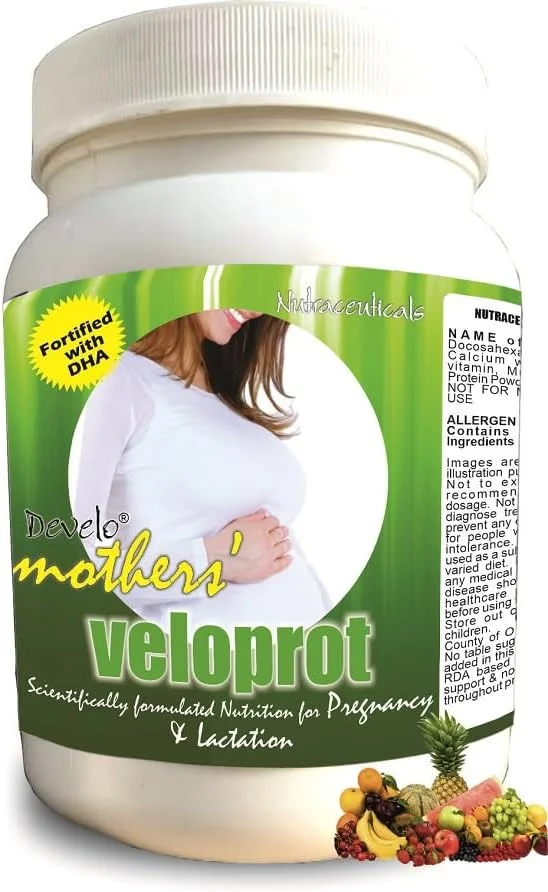 مکمل پروتئین دوران بارداری و شیردهی Develo، نوشیدنی تغذیه و سلامتی، غذای پودری برای زنان باردار و مادران شیرده - 1 کیلوگرم (میوه های مخلوط)
