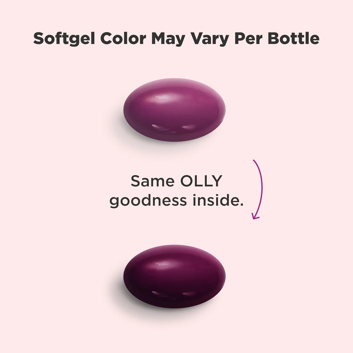 کپسول های نرم مولتی ویتامین دوران بارداری OLLY Ultra Strength، پشتیبانی از رشد سالم، تکامل مغز، آهن، اسید فولیک، DHA، ویتامین های C، E، بسته 30 روزه - 60 عدد (بسته بندی ممکن است متفاوت باشد)