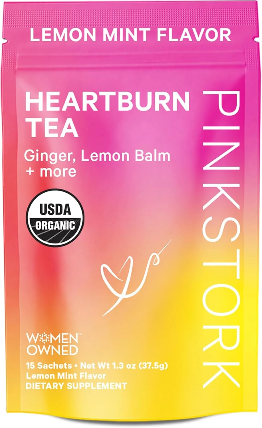 دمنوش ضد سوزش معده دوران بارداری پینک استورک - 15 کیسه ای