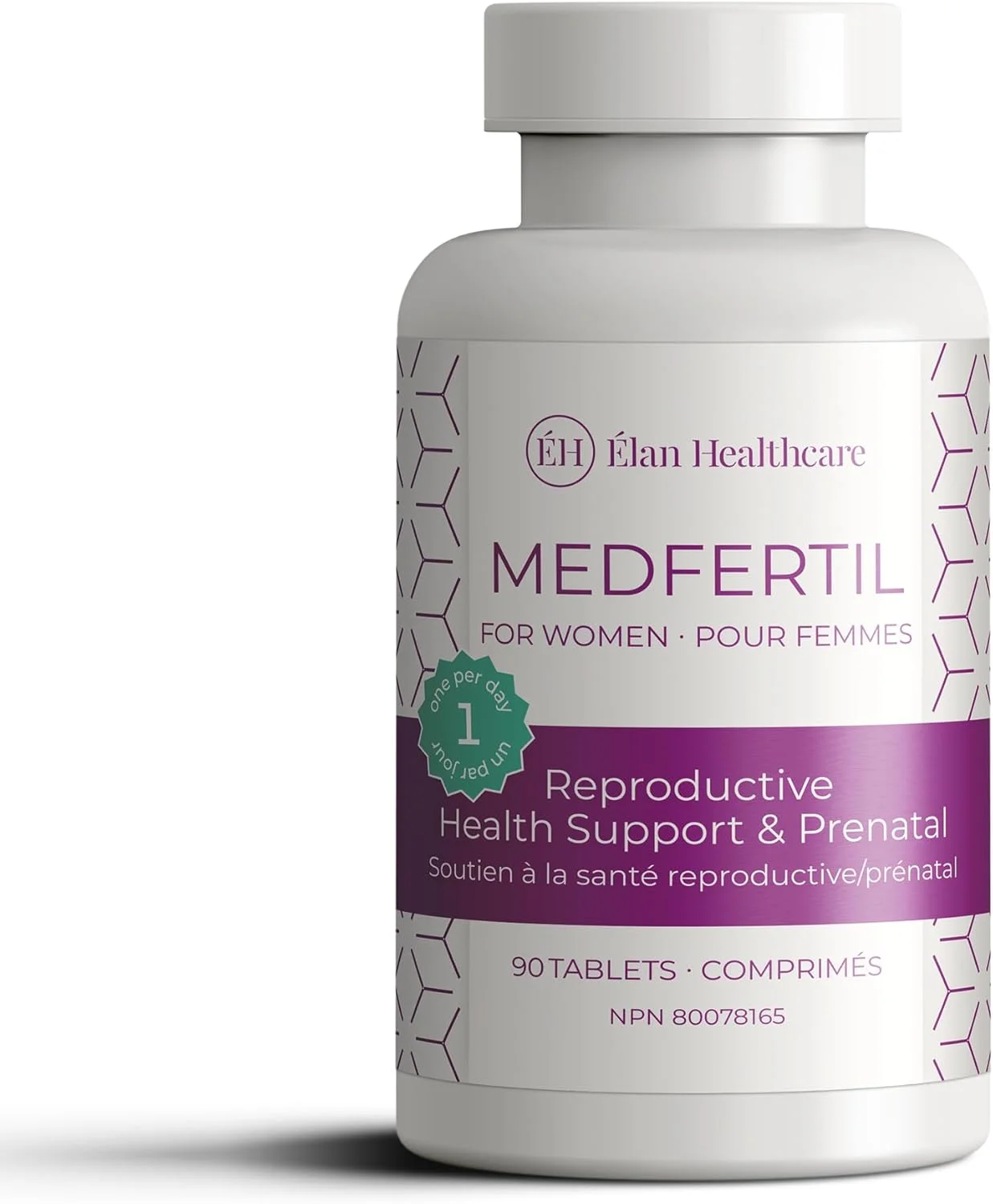 قرص های حمایت از سلامت باروری و دوران بارداری Medfertil Elan Healthcare برای بانوان، 90 عدد (مصرف 3 ماه)