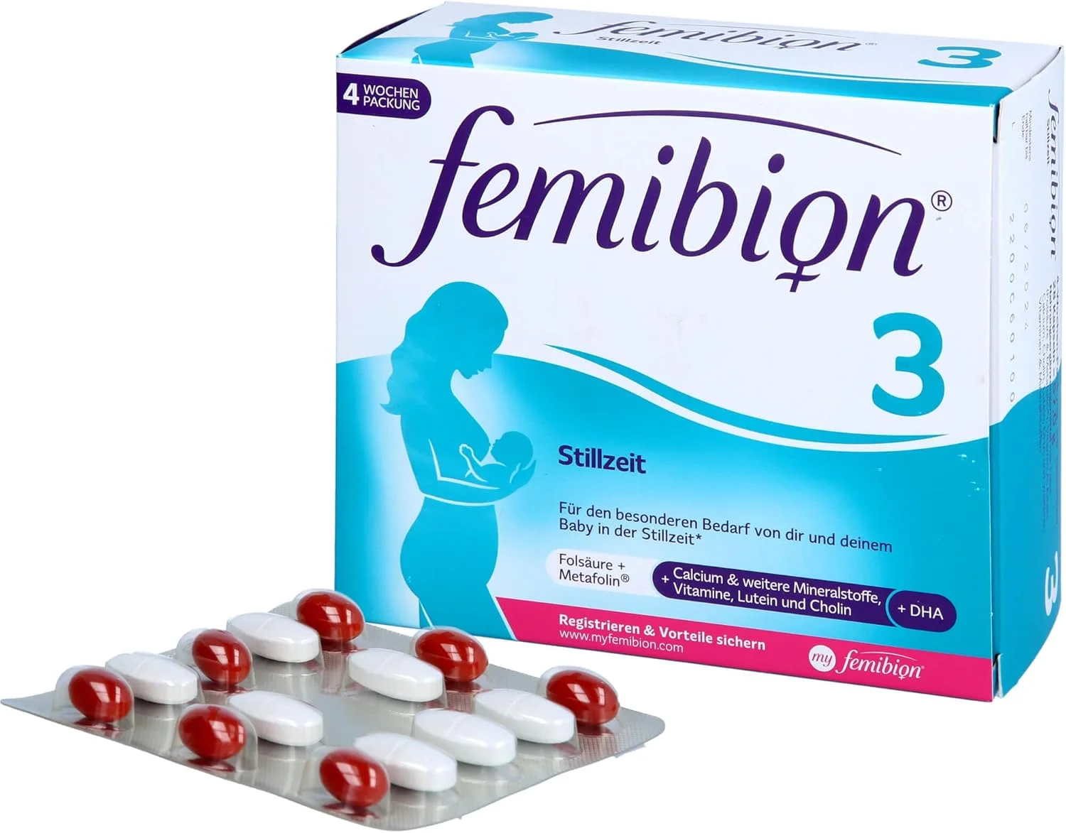 فمیبیون 3 قرص و کپسول دوران شیردهی، 28 عدد مصرف روزانه