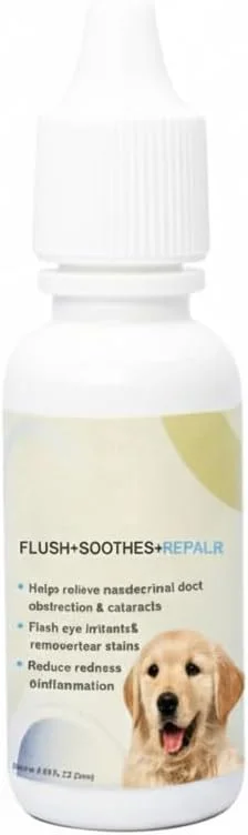 قطره چشمی آزونه برای سگ و گربه، درمان عفونت چشم، تسکین طولانی مدت برای خشکی چشم، قرمزی چشم، لکه های اشک و التهاب، 20 میلی لیتر